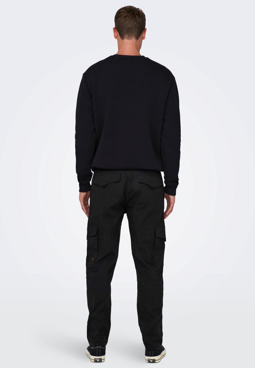 Only & Sons - Dean Life Tap Cargo Black - Pants | Men-Image