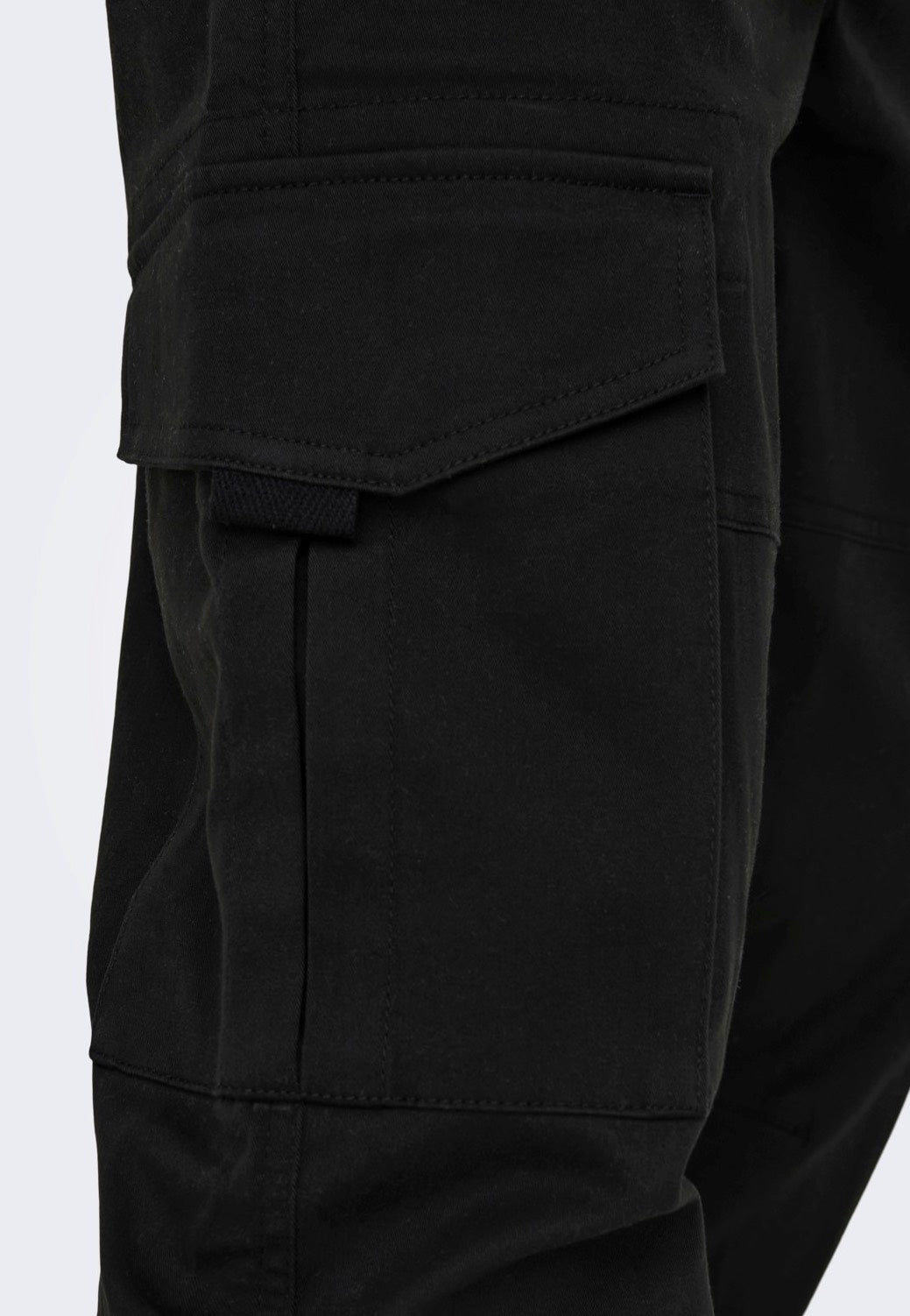 Only & Sons - Dean Life Tap Cargo Black - Pants | Men-Image