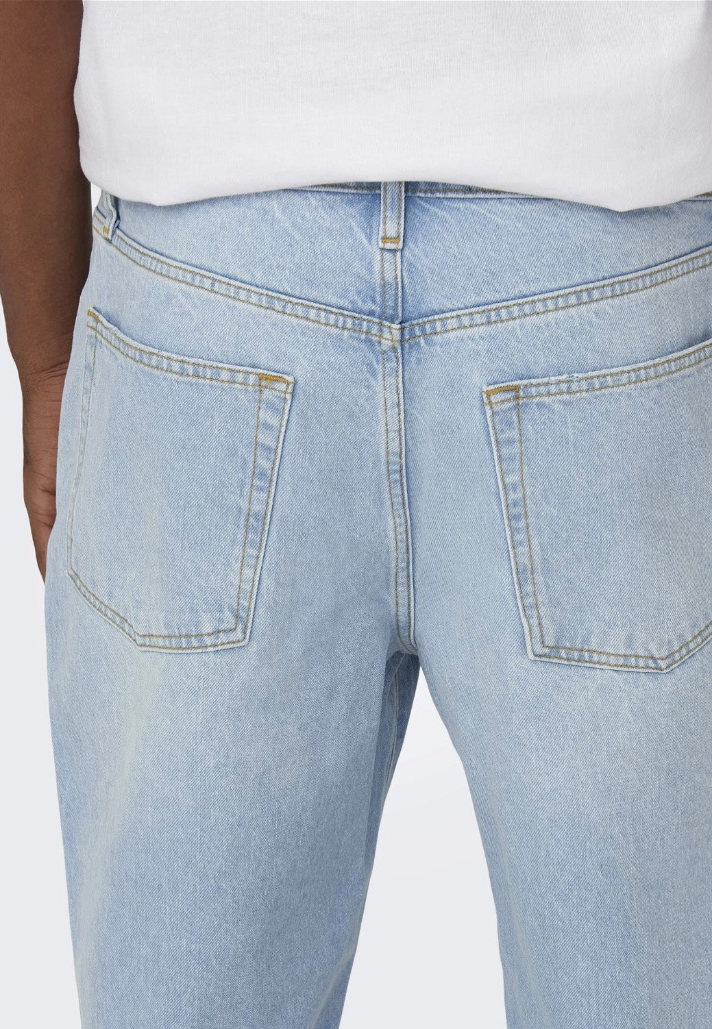 Only & Sons - Fade Loose One Light Blue Denim - Jeans | Men-Image