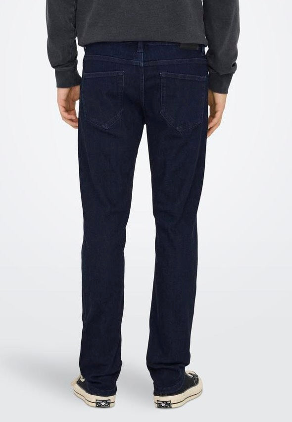 Only & Sons - Loom Slim One Dark Blue Denim - Jeans | Men-Image