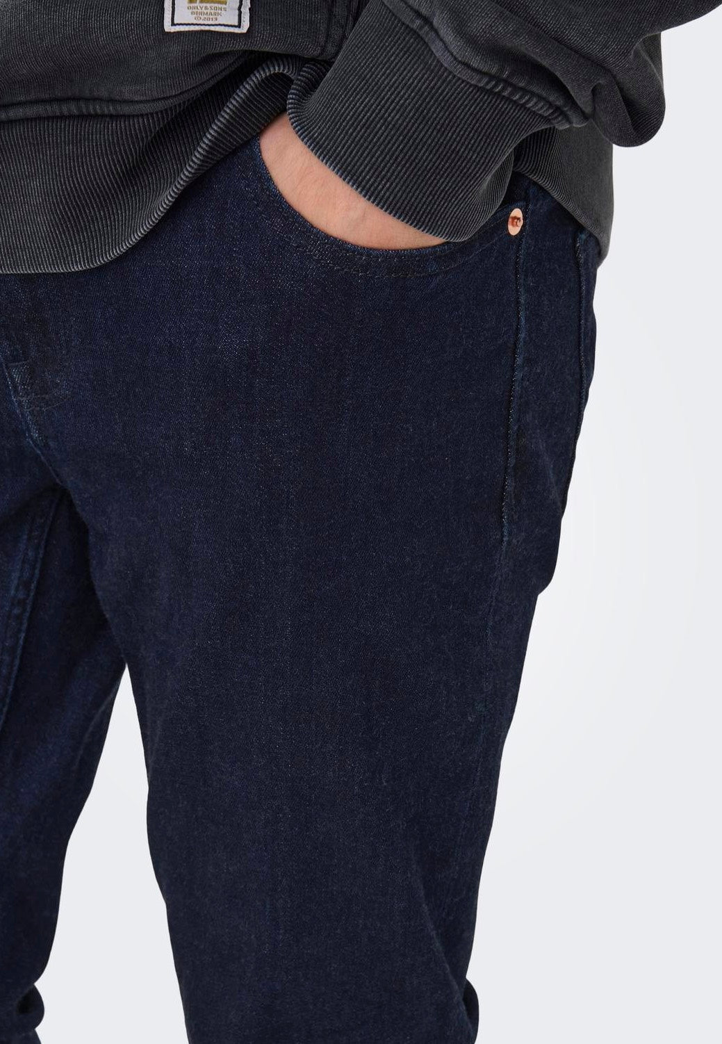 Only & Sons - Loom Slim One Dark Blue Denim - Jeans | Men-Image