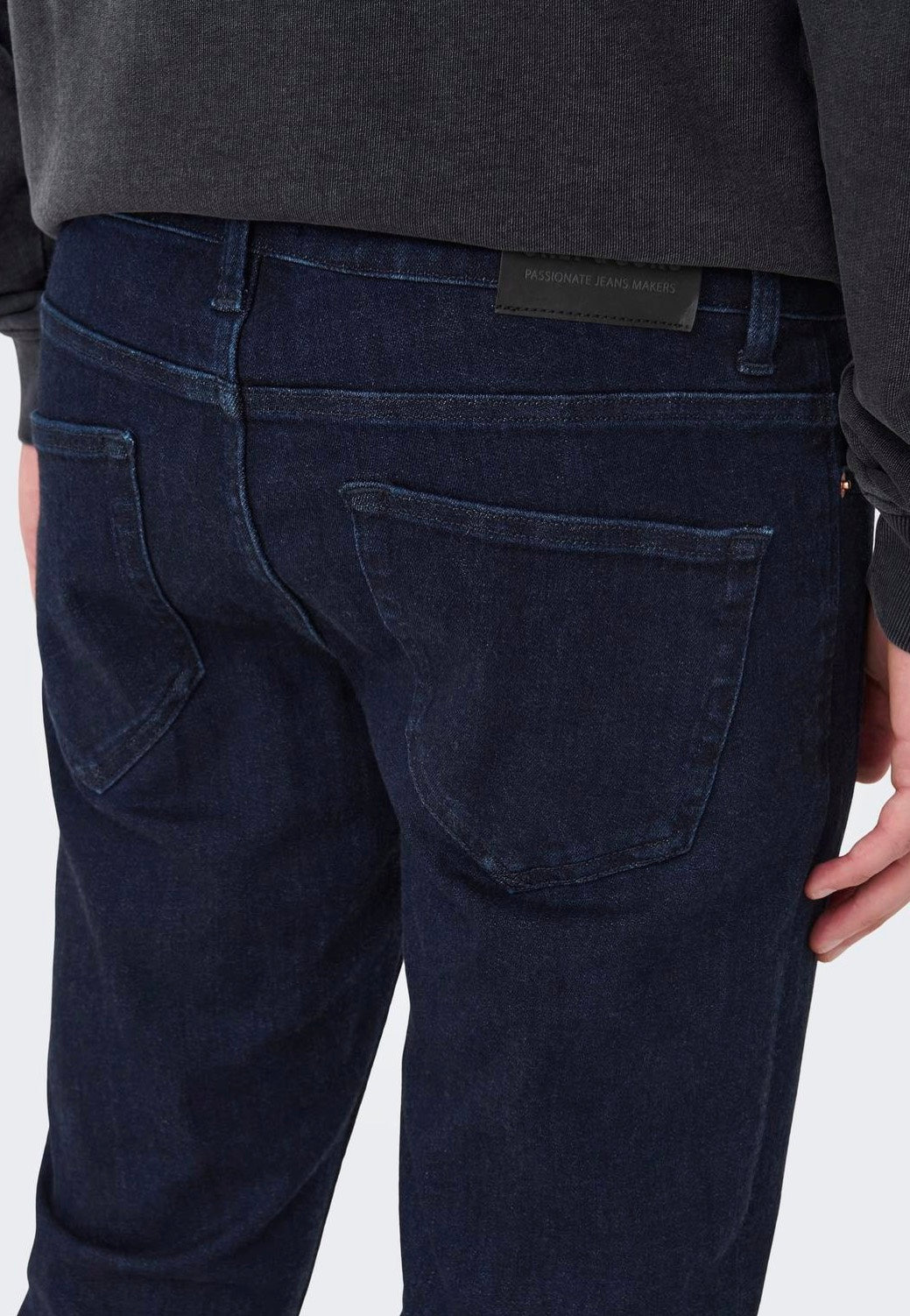 Only & Sons - Loom Slim One Dark Blue Denim - Jeans | Men-Image