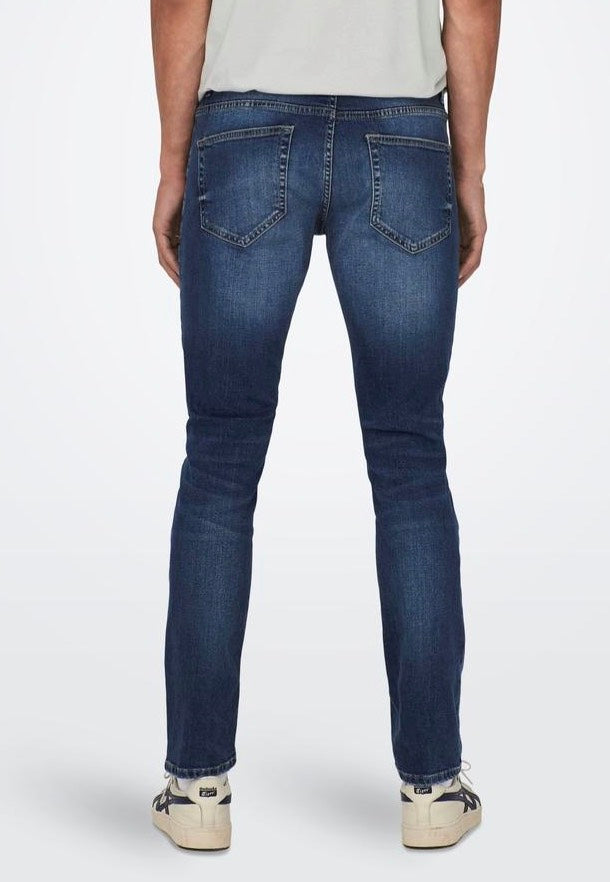 Only & Sons - Loom Slim Medium Blue Denim - Jeans | Men-Image