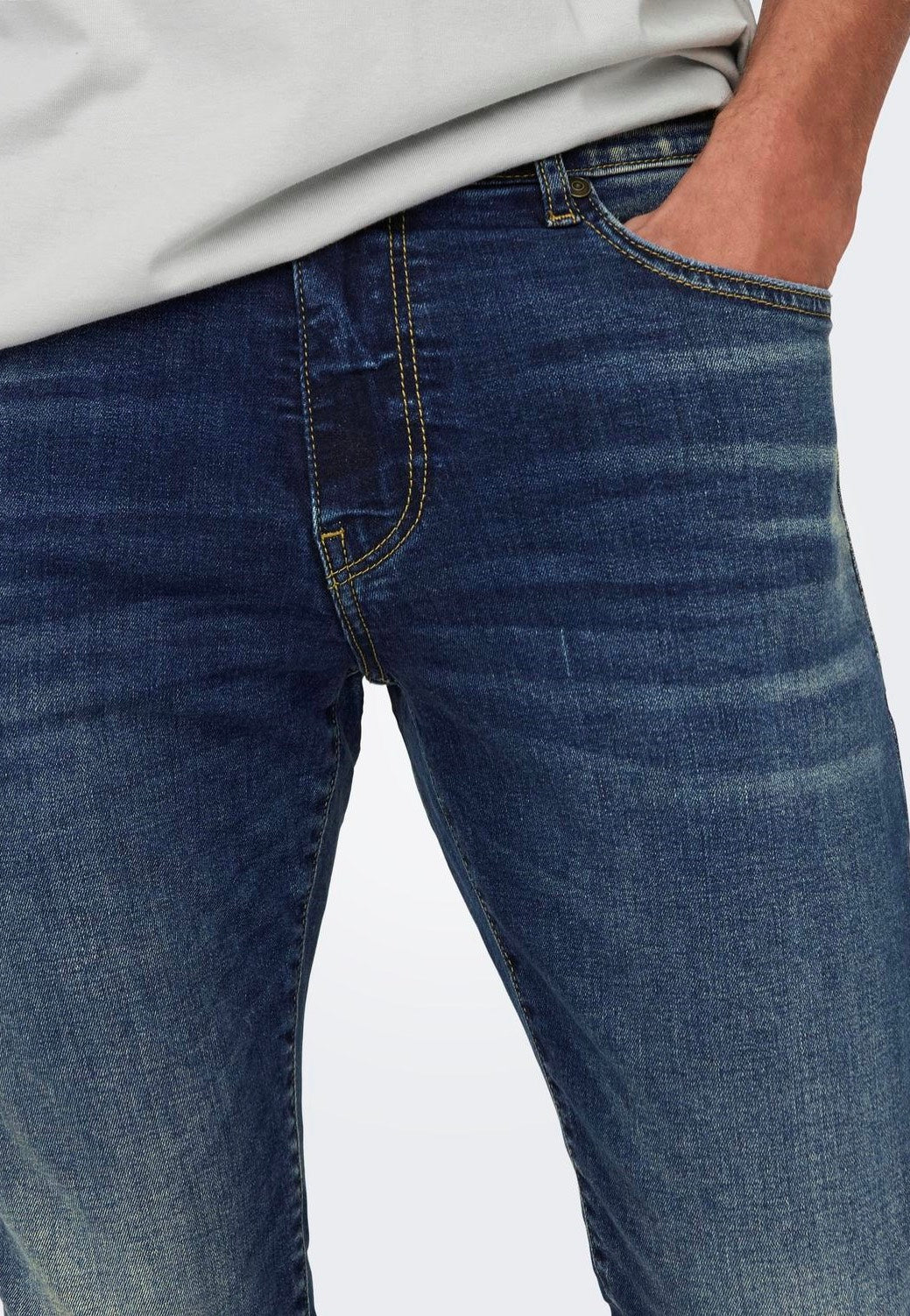 Only & Sons - Loom Slim Medium Blue Denim - Jeans | Men-Image