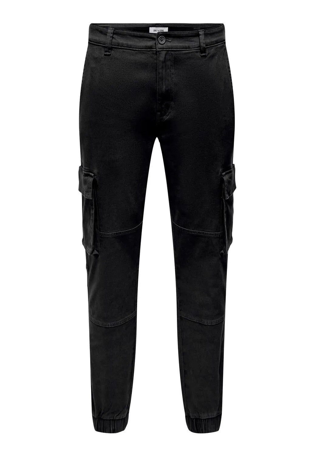 Only & Sons - Callie Life Cargo Cuff Black - Pants | Men-Image