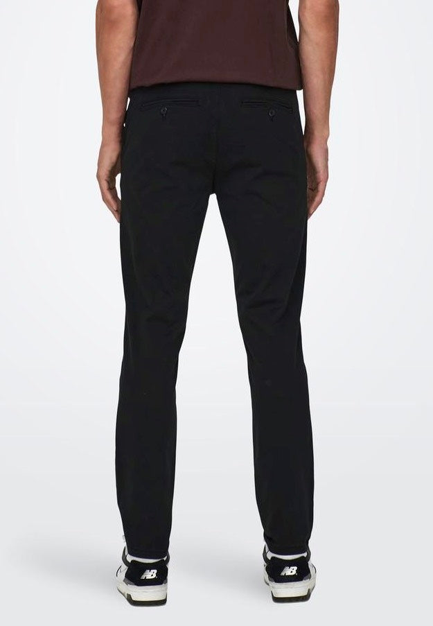 Only & Sons - Pete Slim Chino Black - Pants | Men-Image