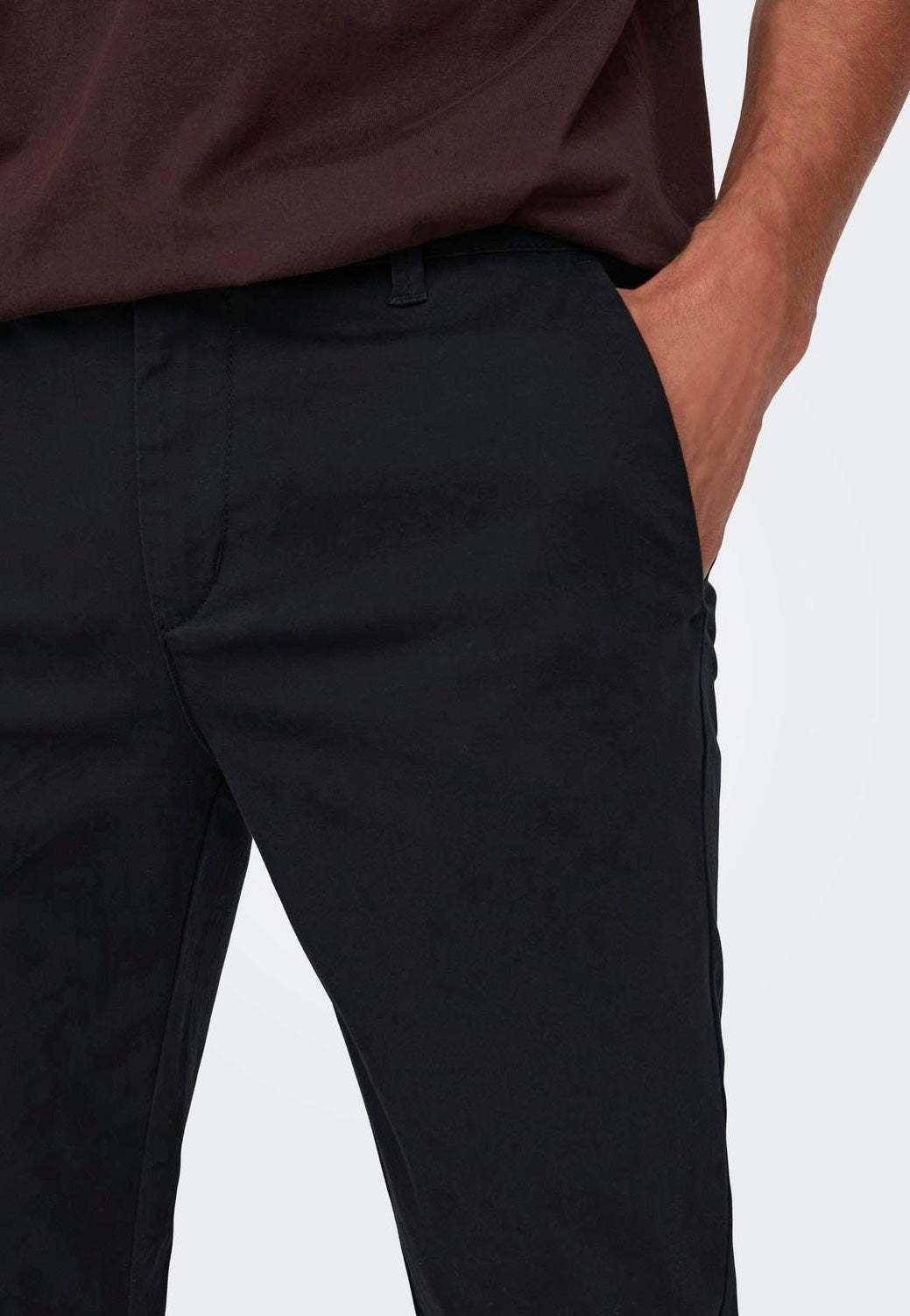 Only & Sons - Pete Slim Chino Black - Pants | Men-Image