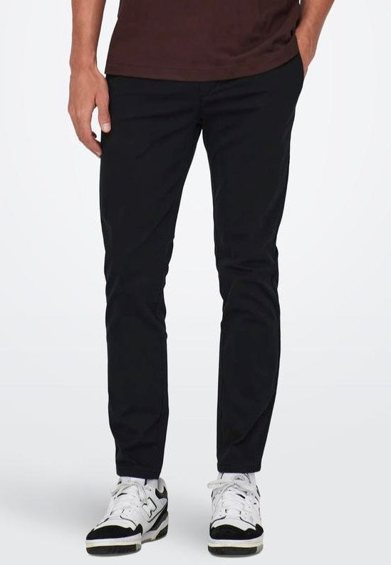 Only & Sons - Pete Slim Chino Black - Pants | Men-Image