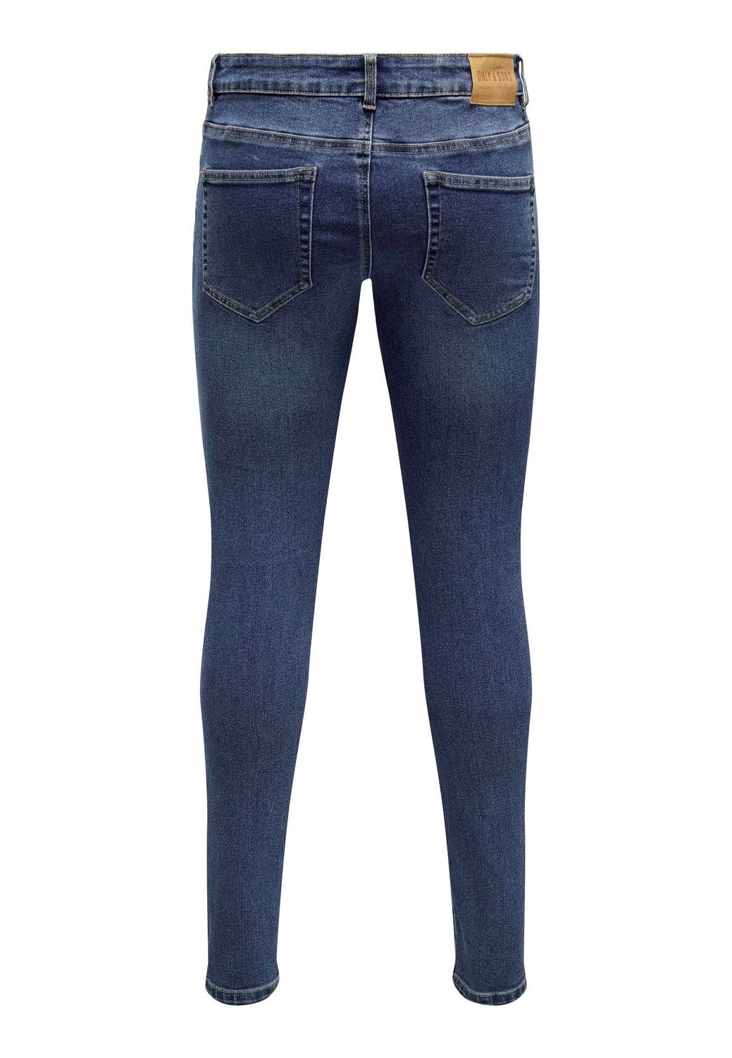 Only & Sons - Warp Skinny Medium Blue Denim - Jeans | Men-Image