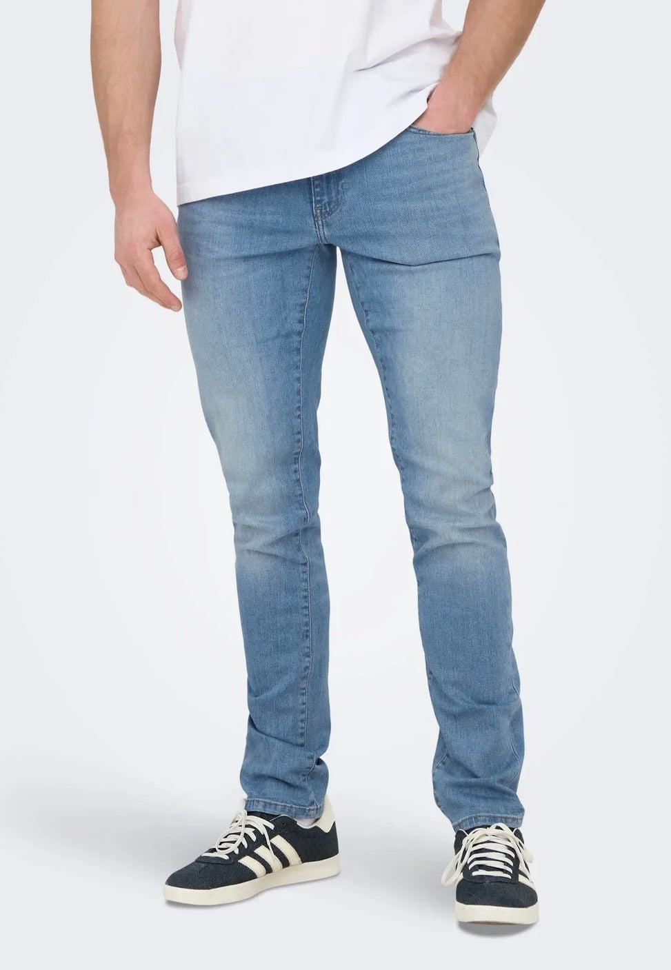 Only & Sons - Loom Slim Light Blue Denim - Jeans | Men-Image