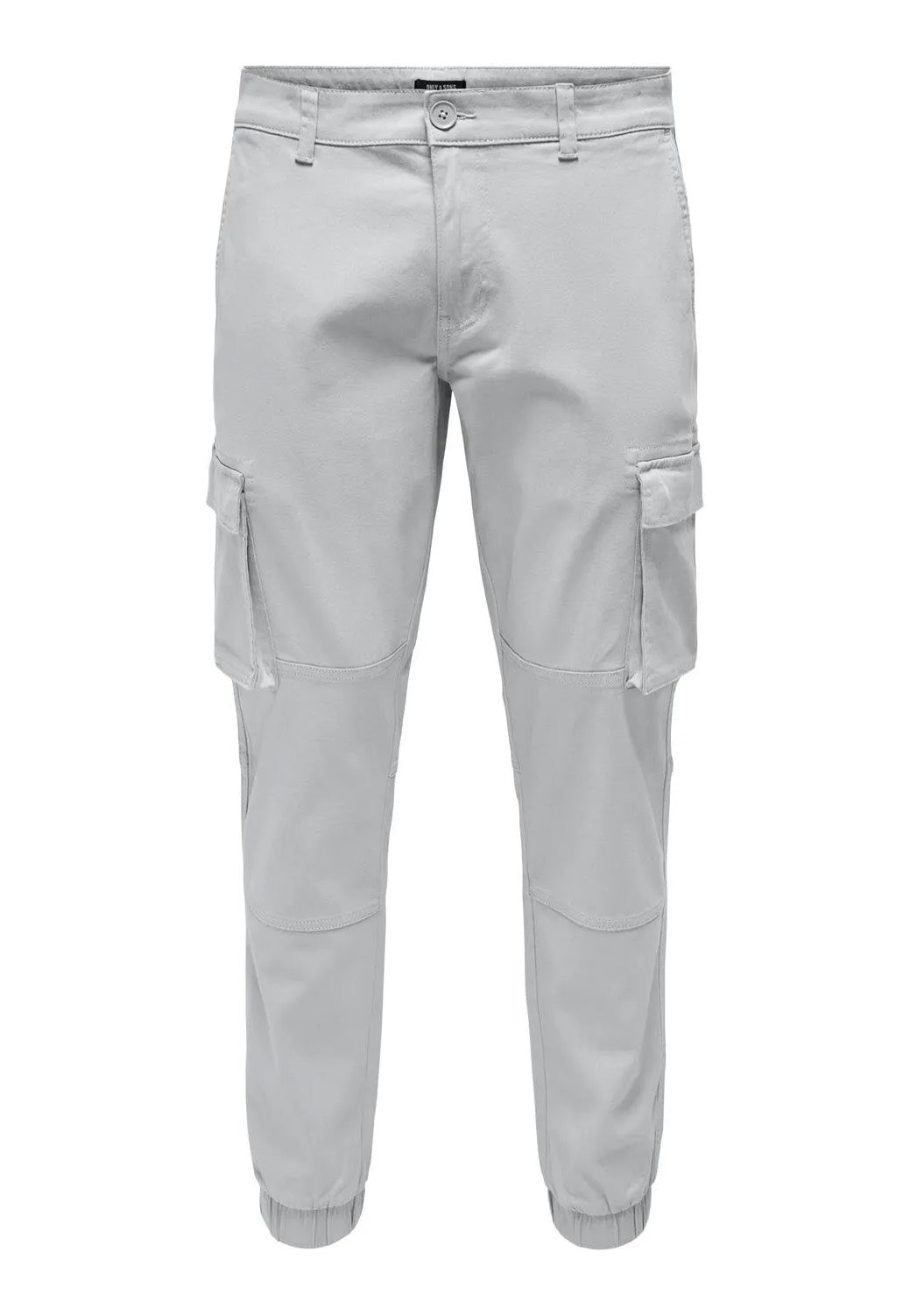 Only & Sons - Cam Stage Cargo Cuff Glacier Gray - Pants | Men-Image