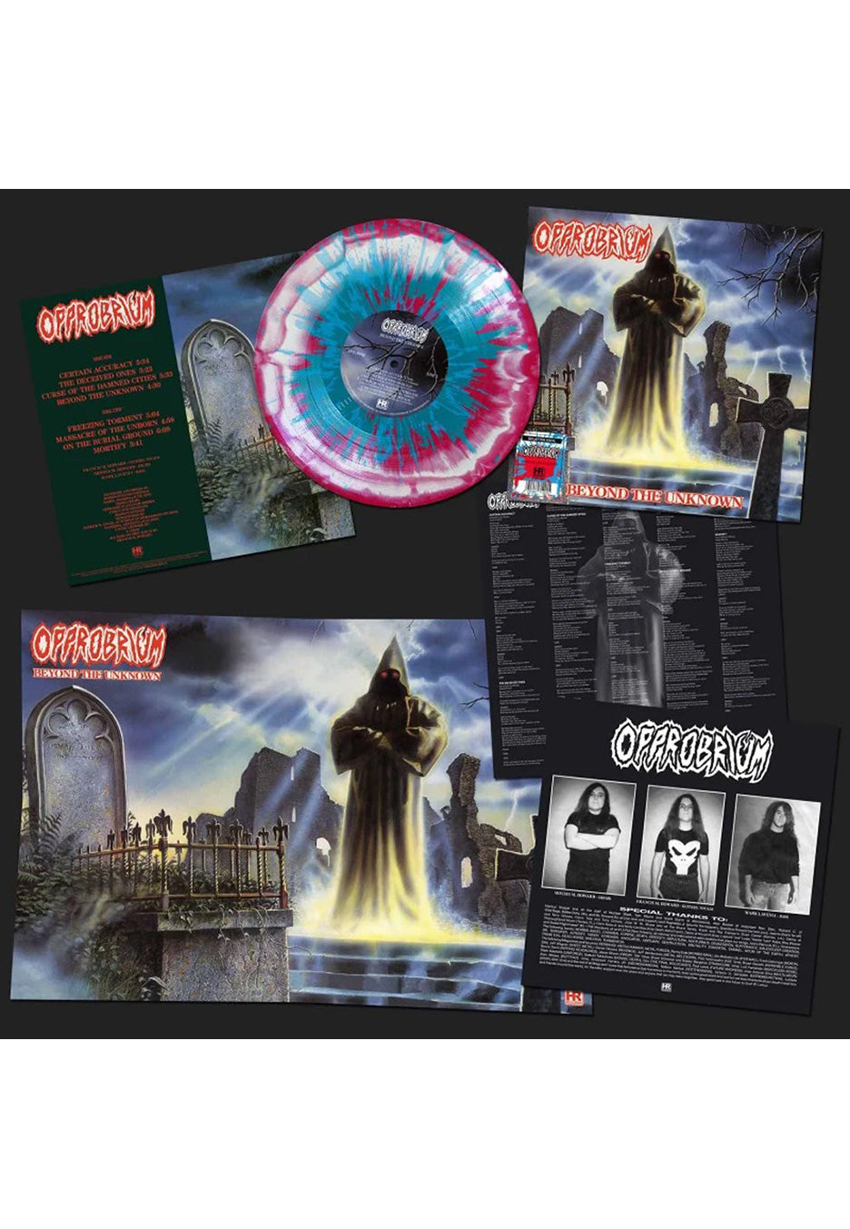 Opprobrium - Beyond The Unknown White/Red/Blue - Splattered Vinyl | Neutral-Image