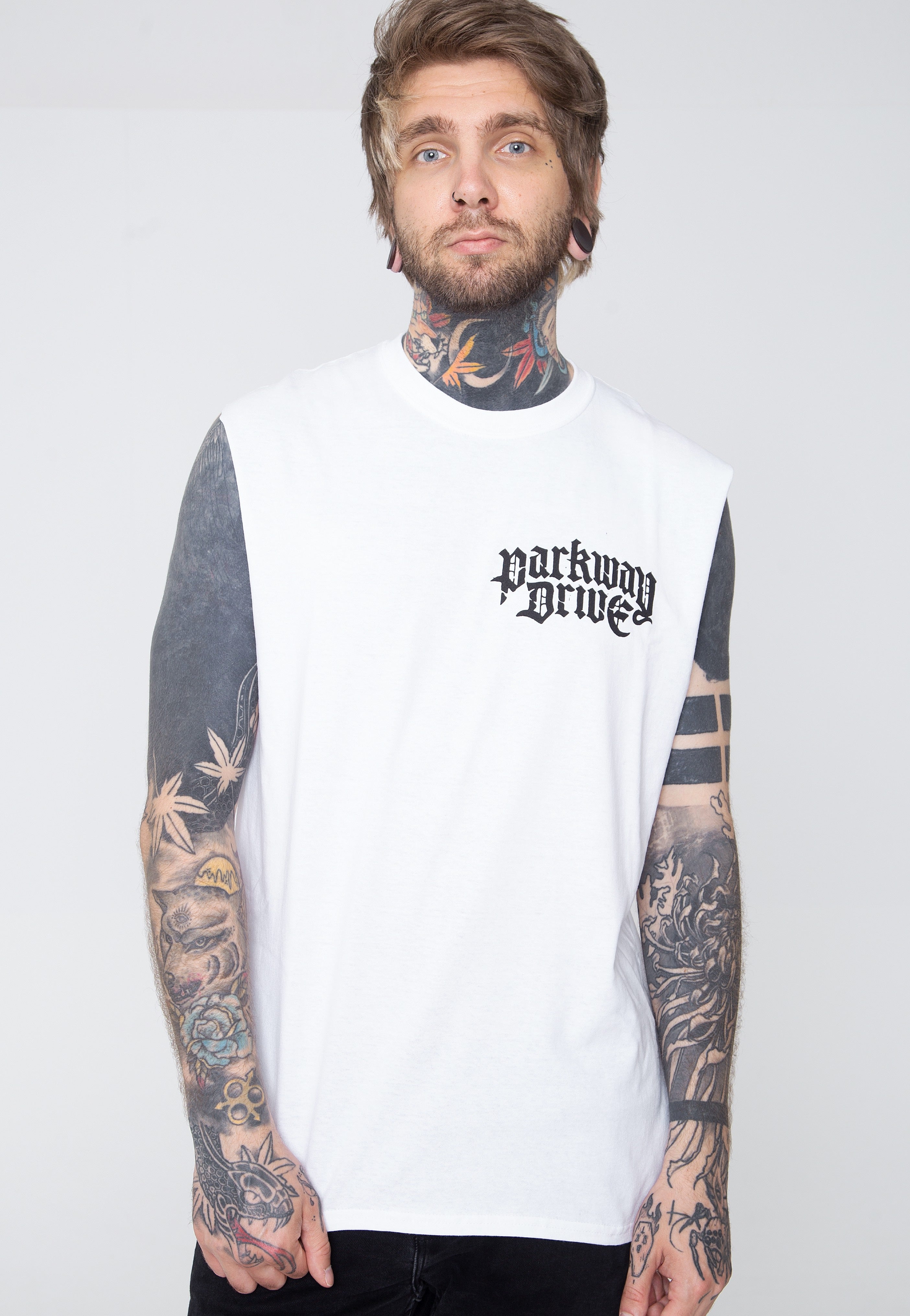 Parkway Drive - Burn Your Heaven White - Sleeveless | Men-Image