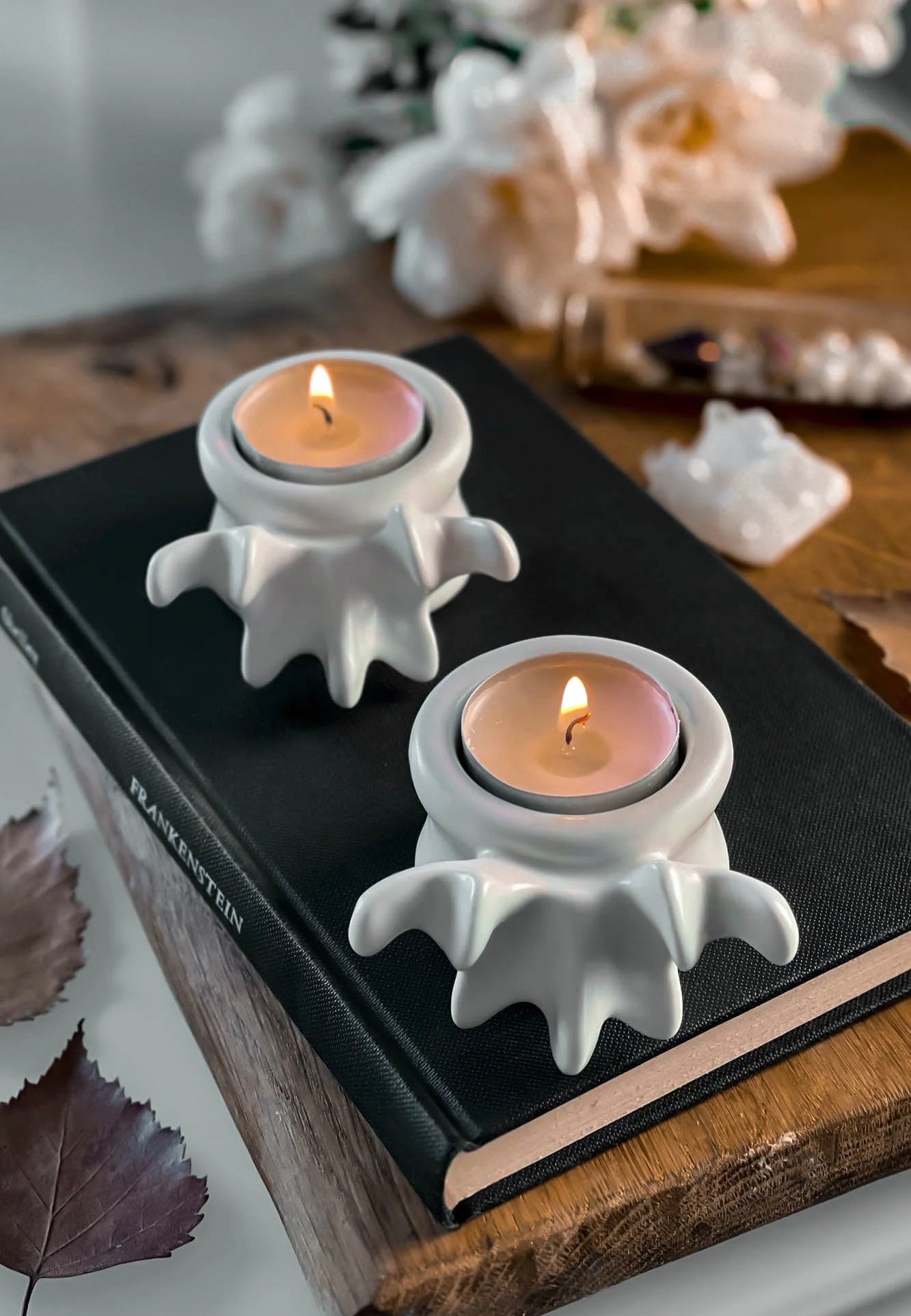 Killstar - Ossuary Pack Of 2 - Tealight Holder | Neutral-Image