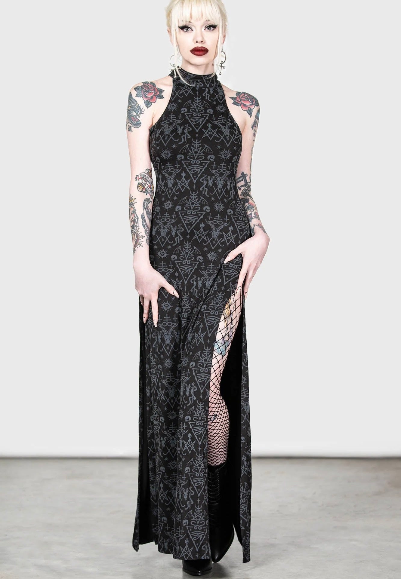 Killstar - Over Queen Maxi Black - Dress | Women-Image