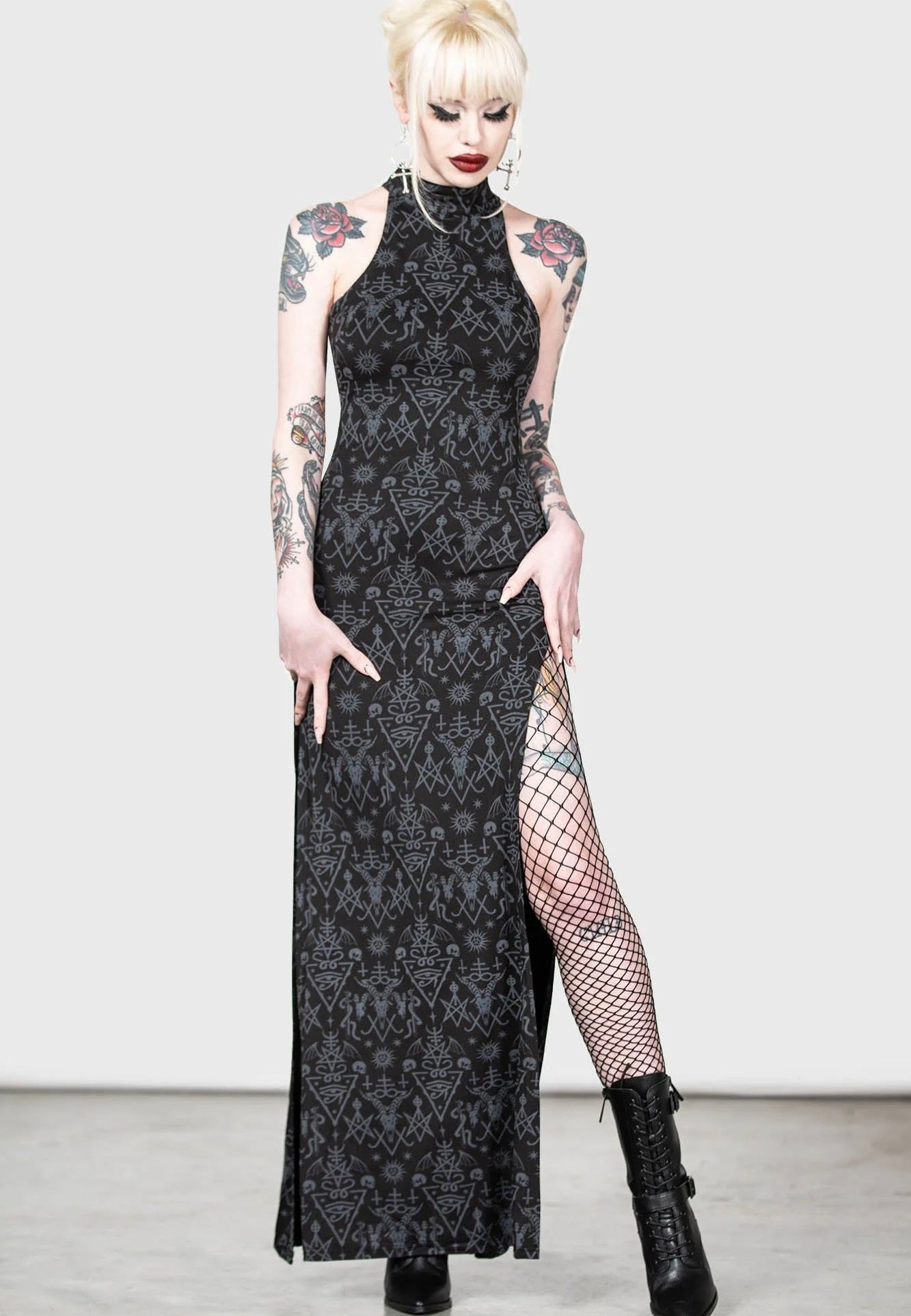 Killstar - Over Queen Maxi Black - Dress | Women-Image