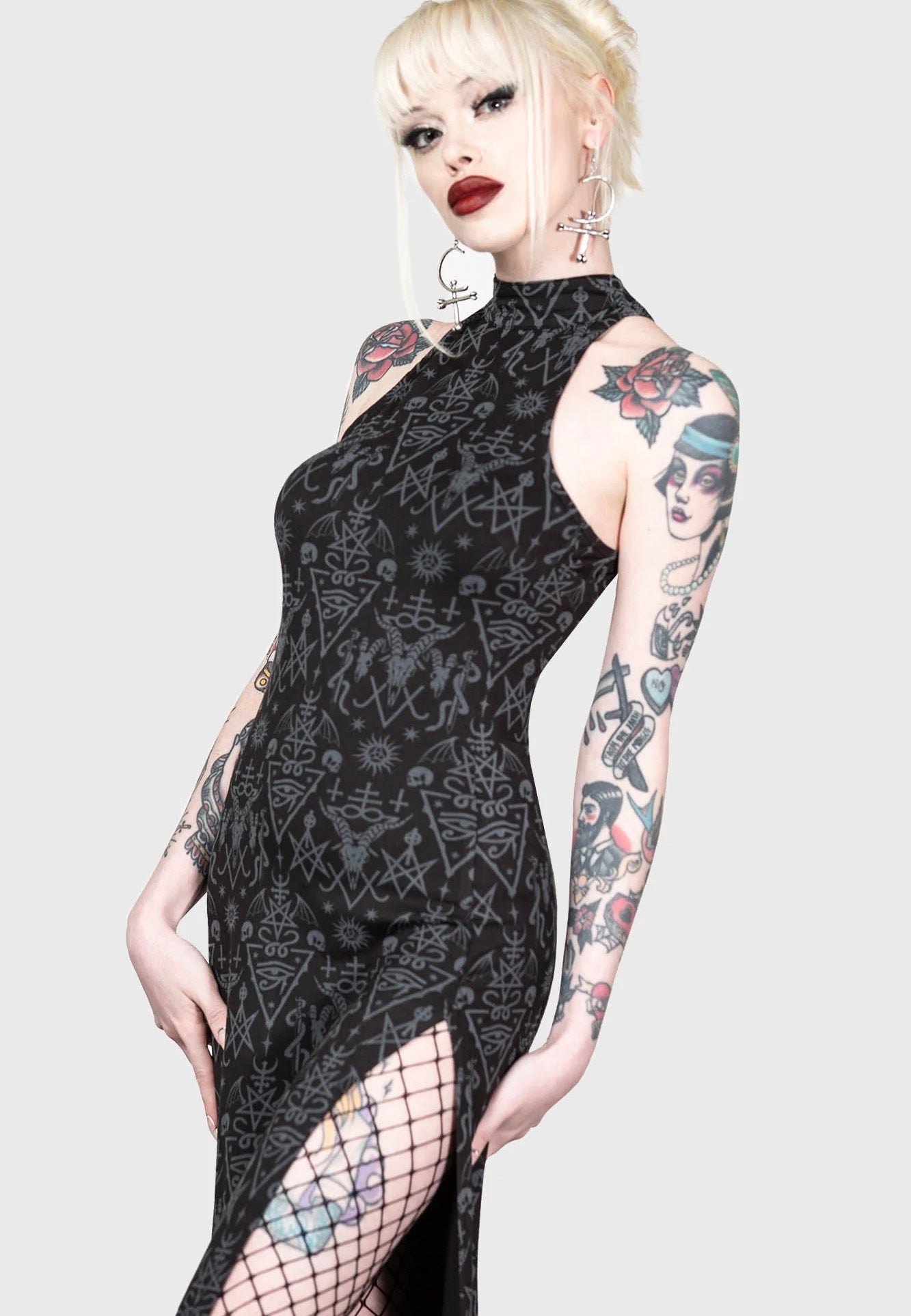 Killstar - Over Queen Maxi Black - Dress | Women-Image