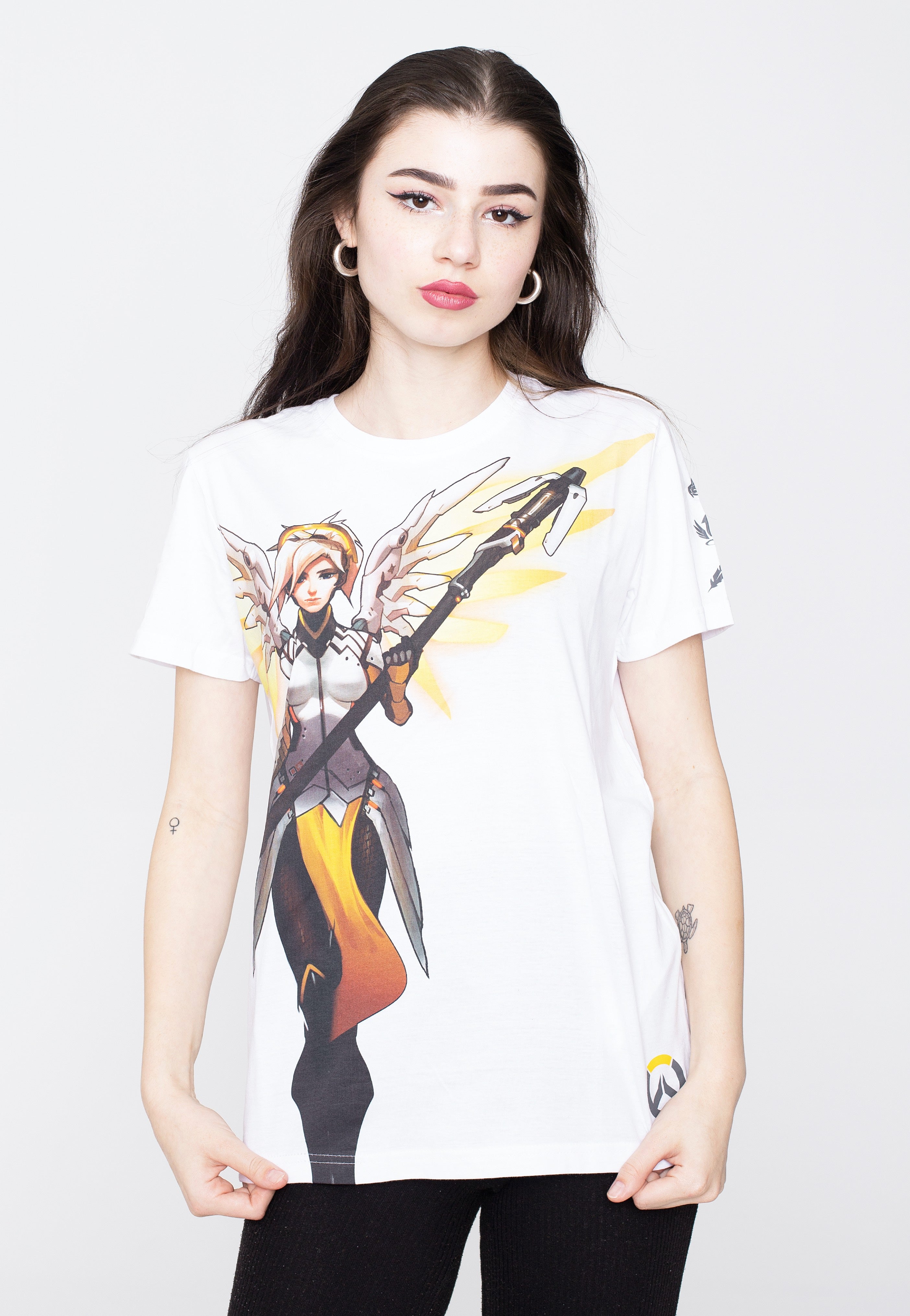 Overwatch - Mercy White - T-Shirt | Women-Image