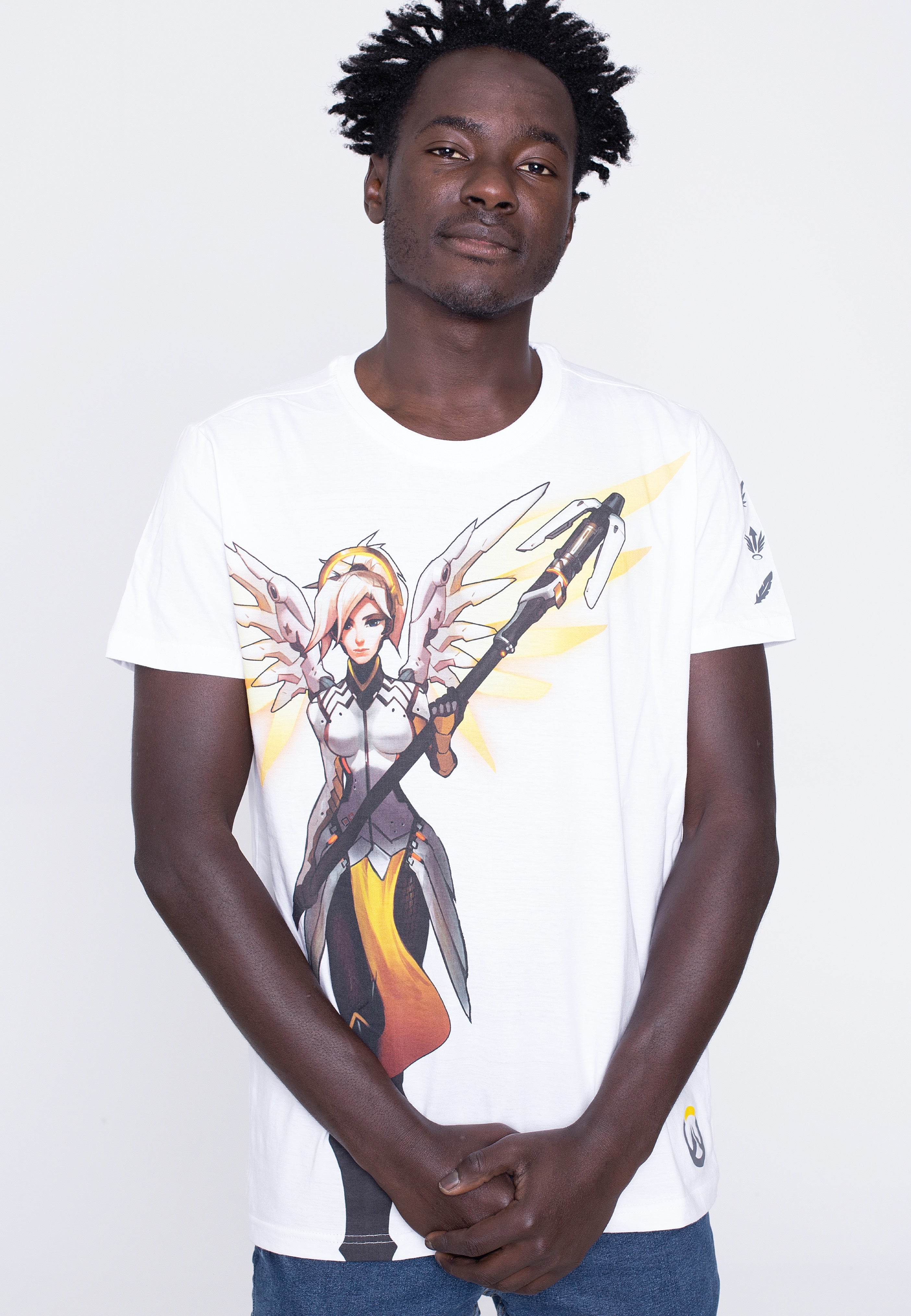 Overwatch - Mercy White - T-Shirt | Men-Image