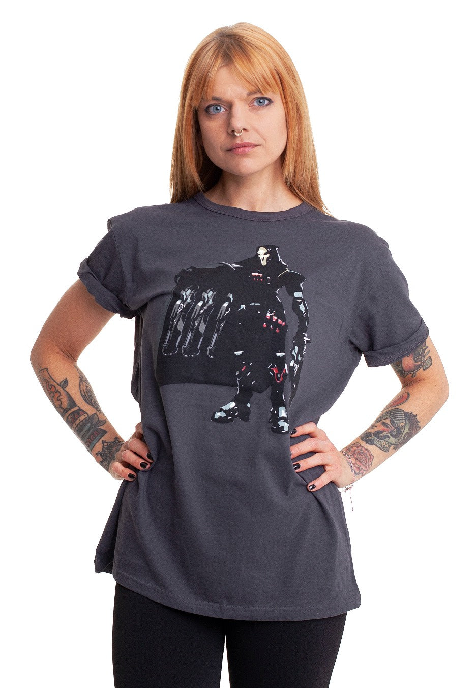 Overwatch - Reaper Grey - T-Shirt | Women-Image