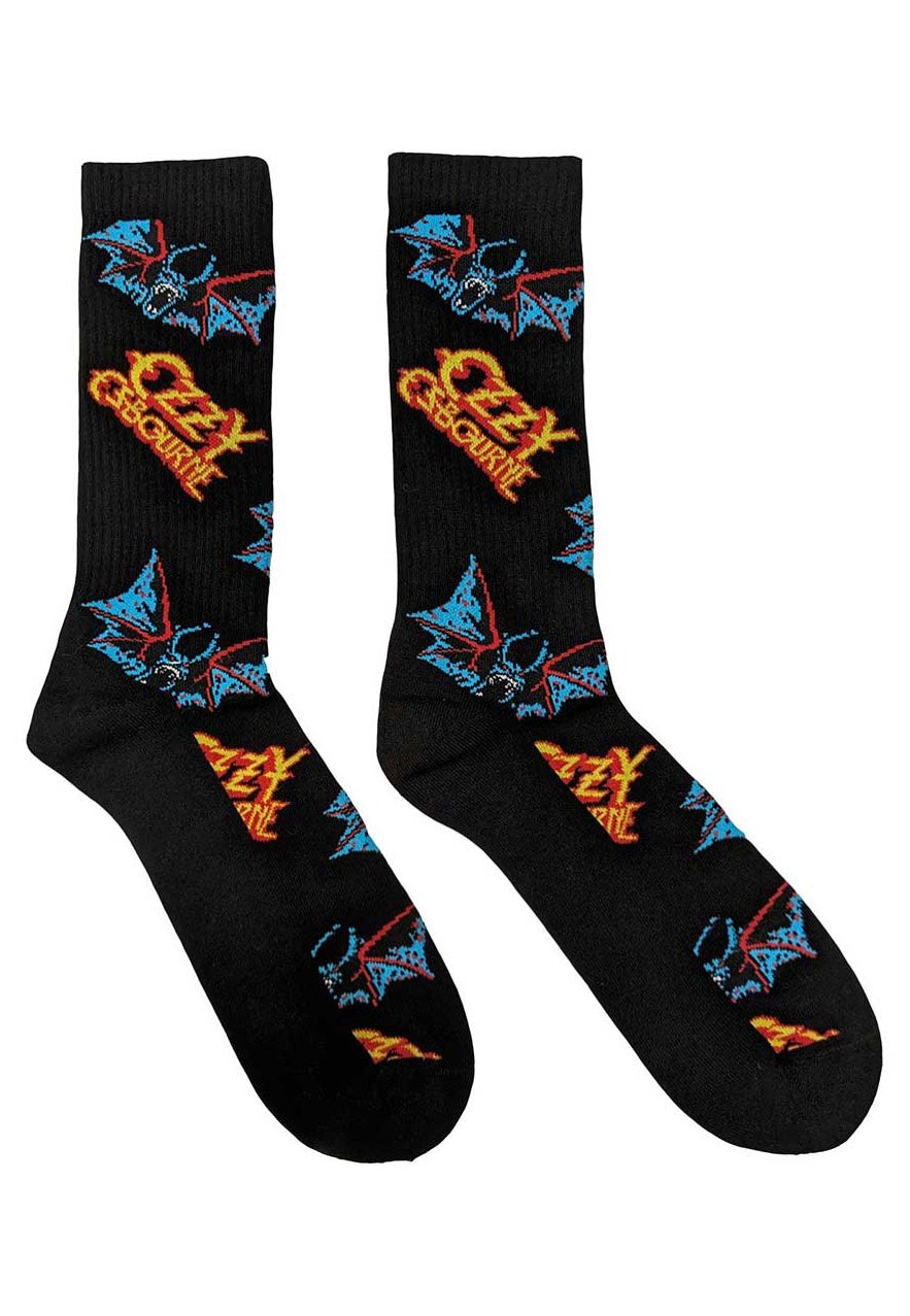 Ozzy Osbourne - Logo & Bats - Socks | Neutral-Image