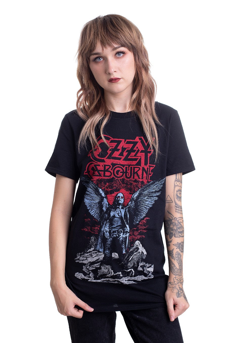 Ozzy Osbourne - Angel Wings - T-Shirt | Women-Image