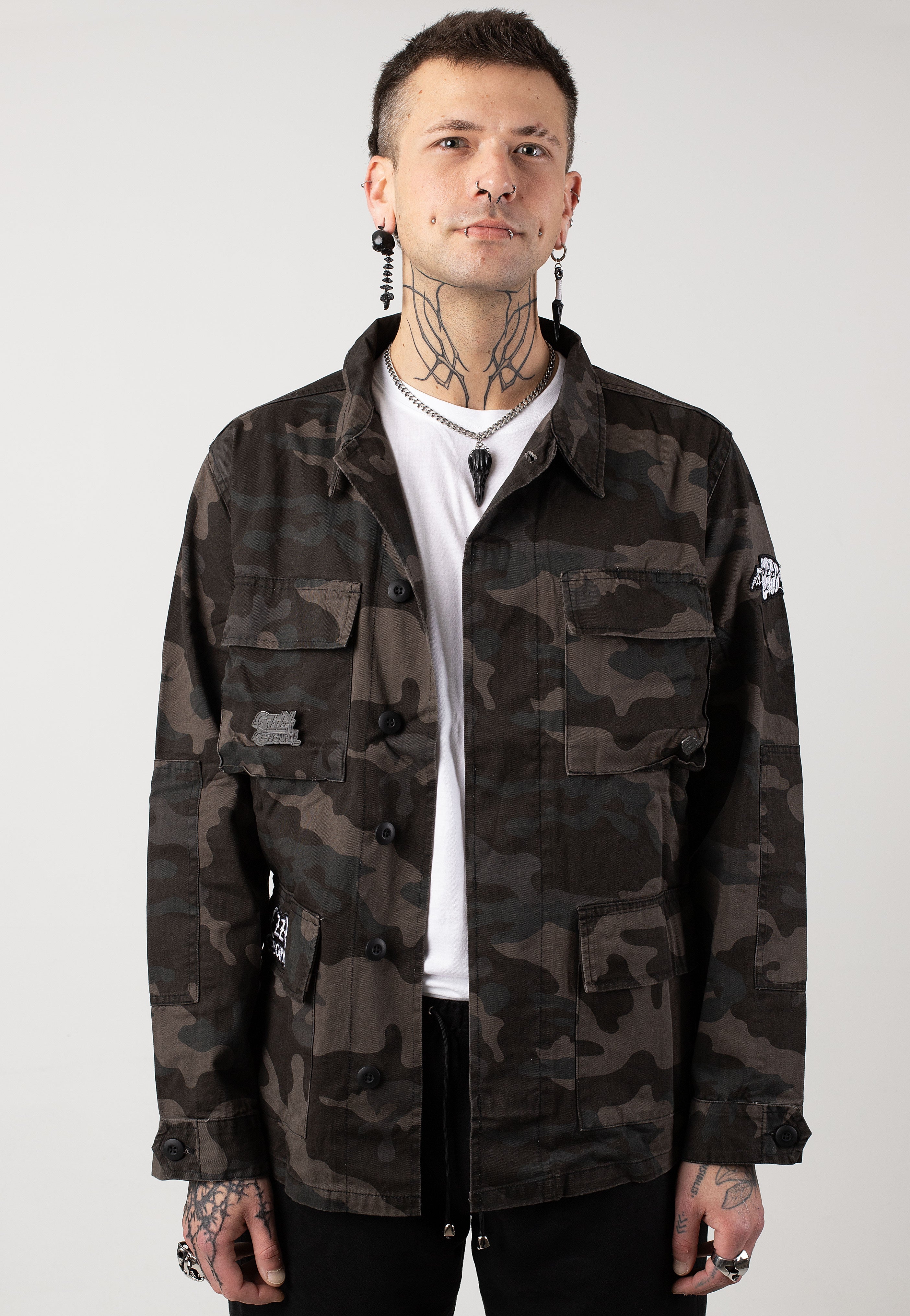 Brandit x Ozzy Osbourne - BDU Jacket Camo - Jacket | Men-Image