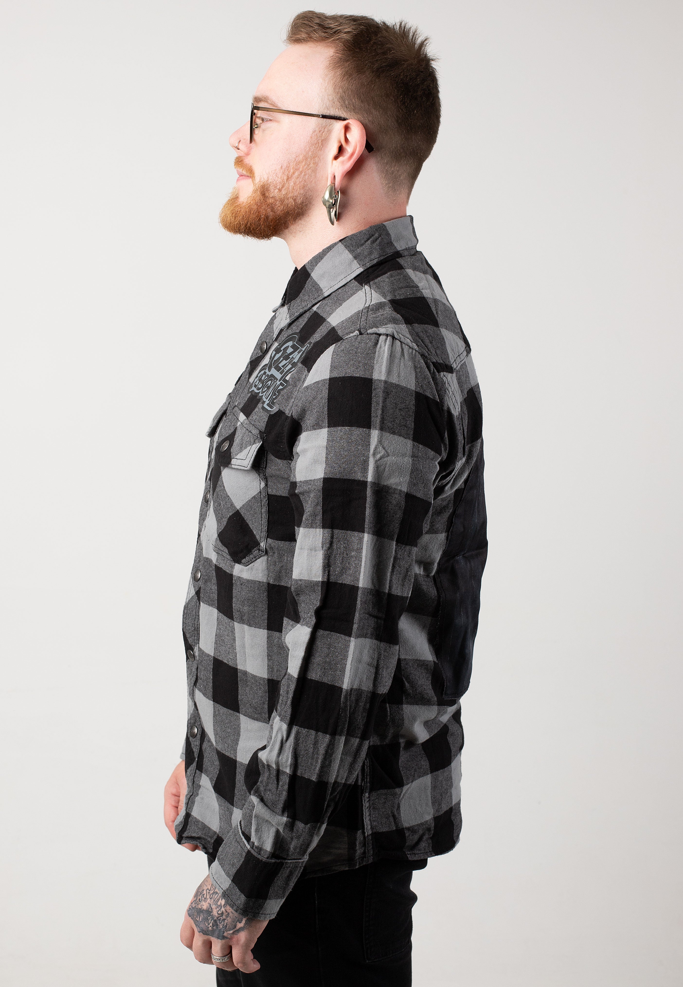 Brandit x Ozzy Osbourne - Check Shirt Long - Shirt | Men-Image