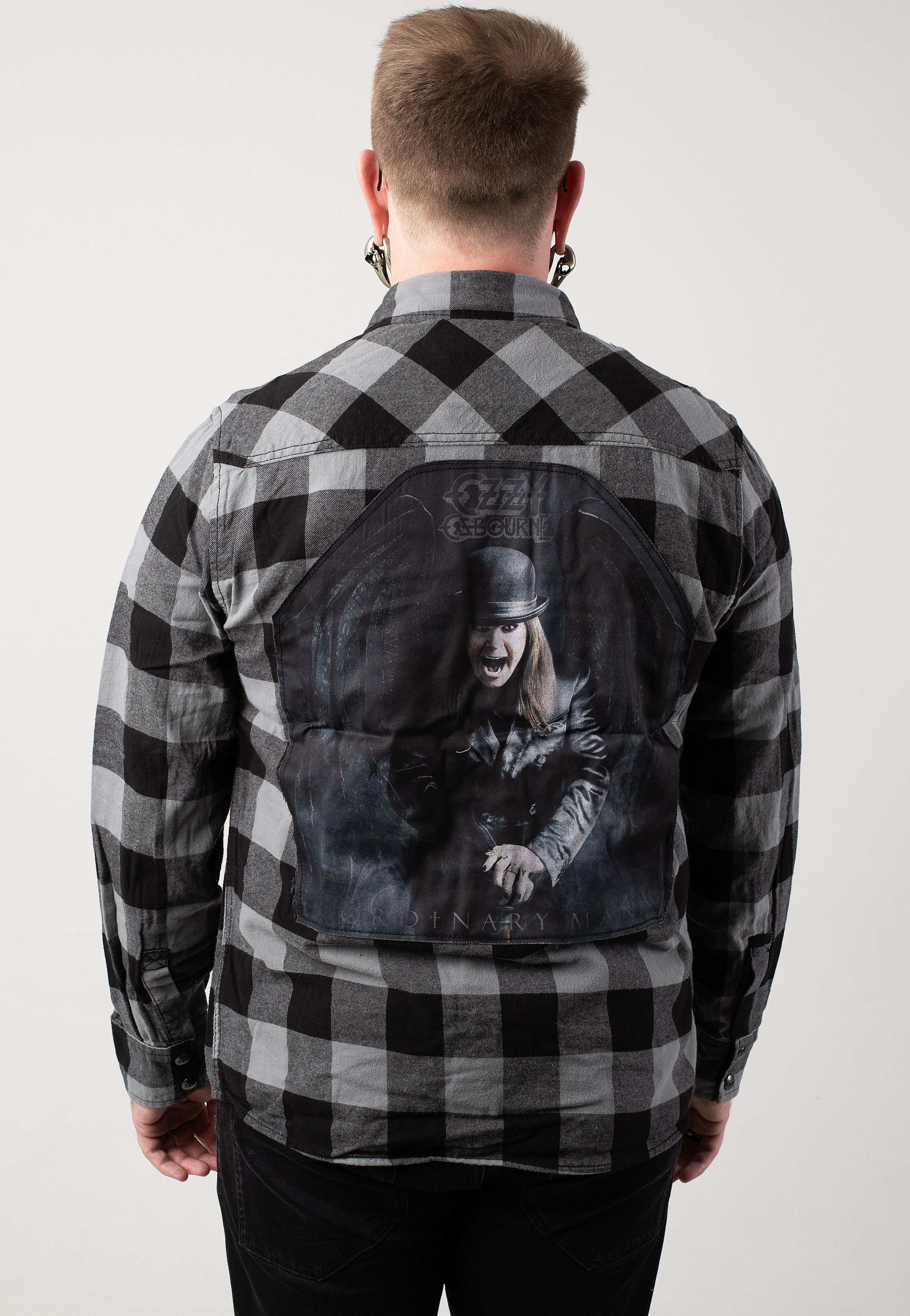 Brandit x Ozzy Osbourne - Check Shirt Long - Shirt | Men-Image