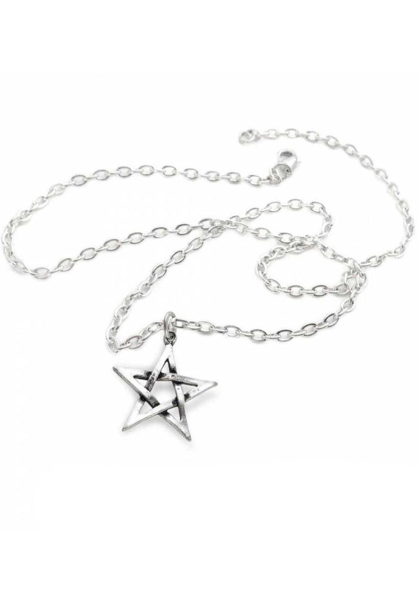 Alchemy England - Pentagram Silver - Necklace | Neutral-Image