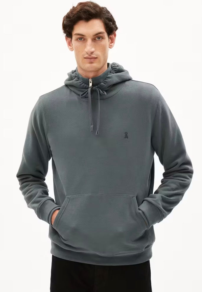 Armedangels - Paarlo Comfort Space Steel - Hoodie | Men-Image