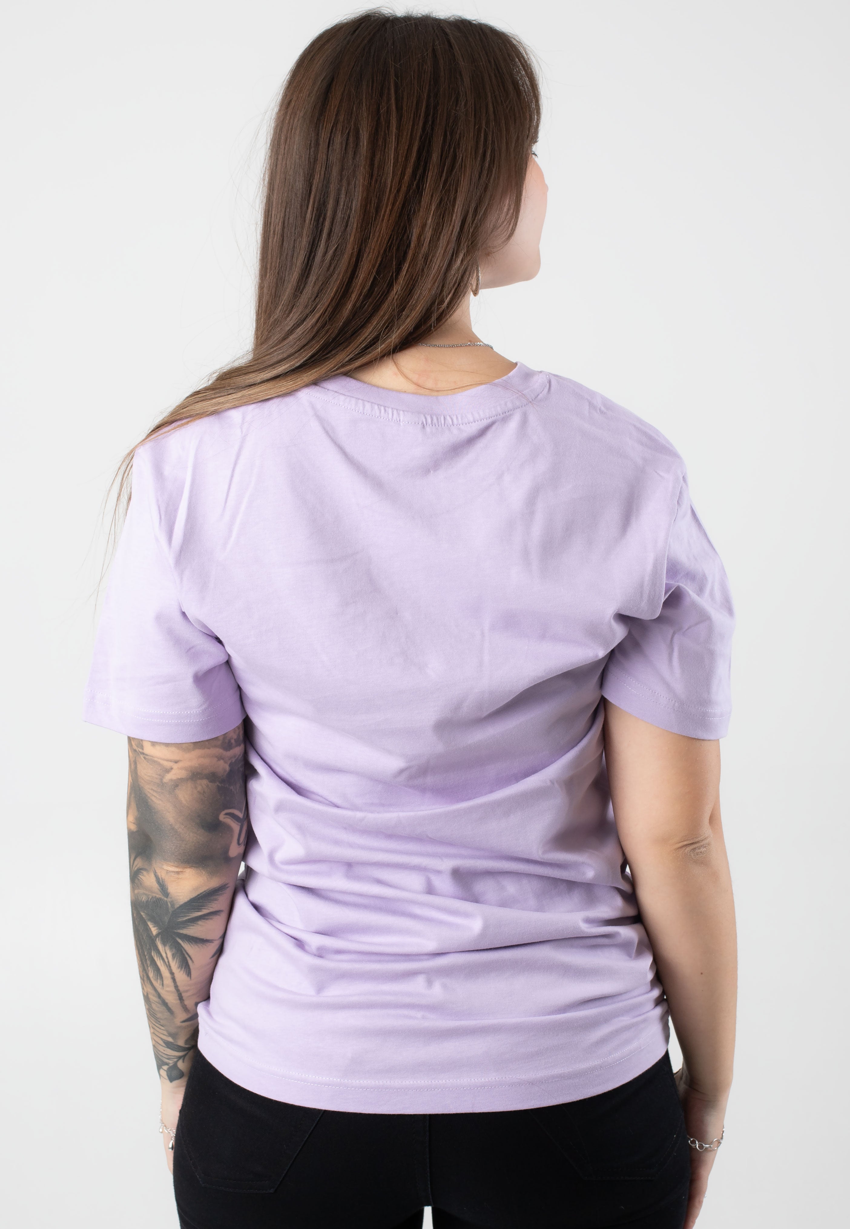 Paleface Swiss - Embroidered Logo Violet - T-Shirt | Women-Image