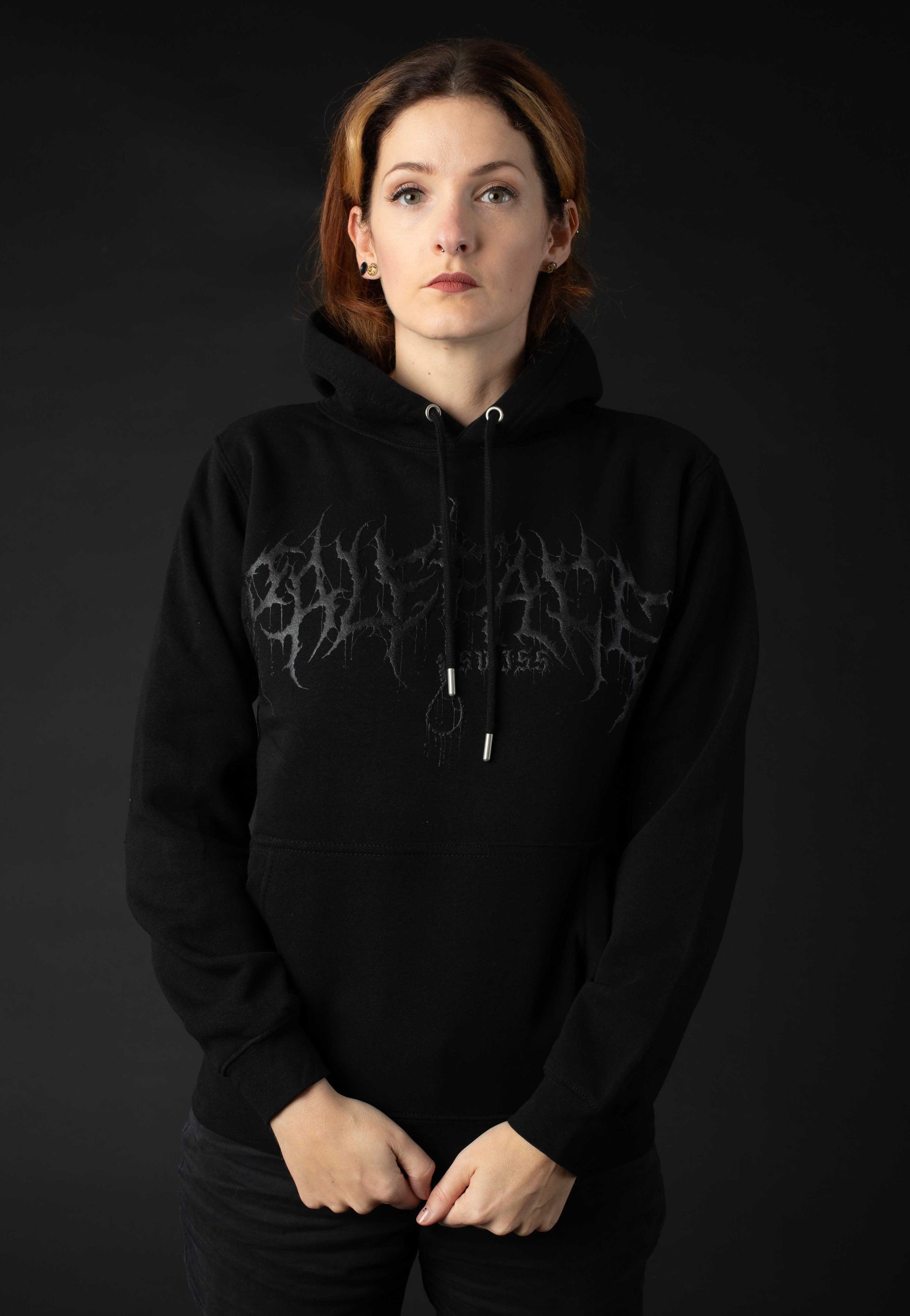 Paleface Swiss - Logo Limited Black On Black - Hoodie | Women-Image