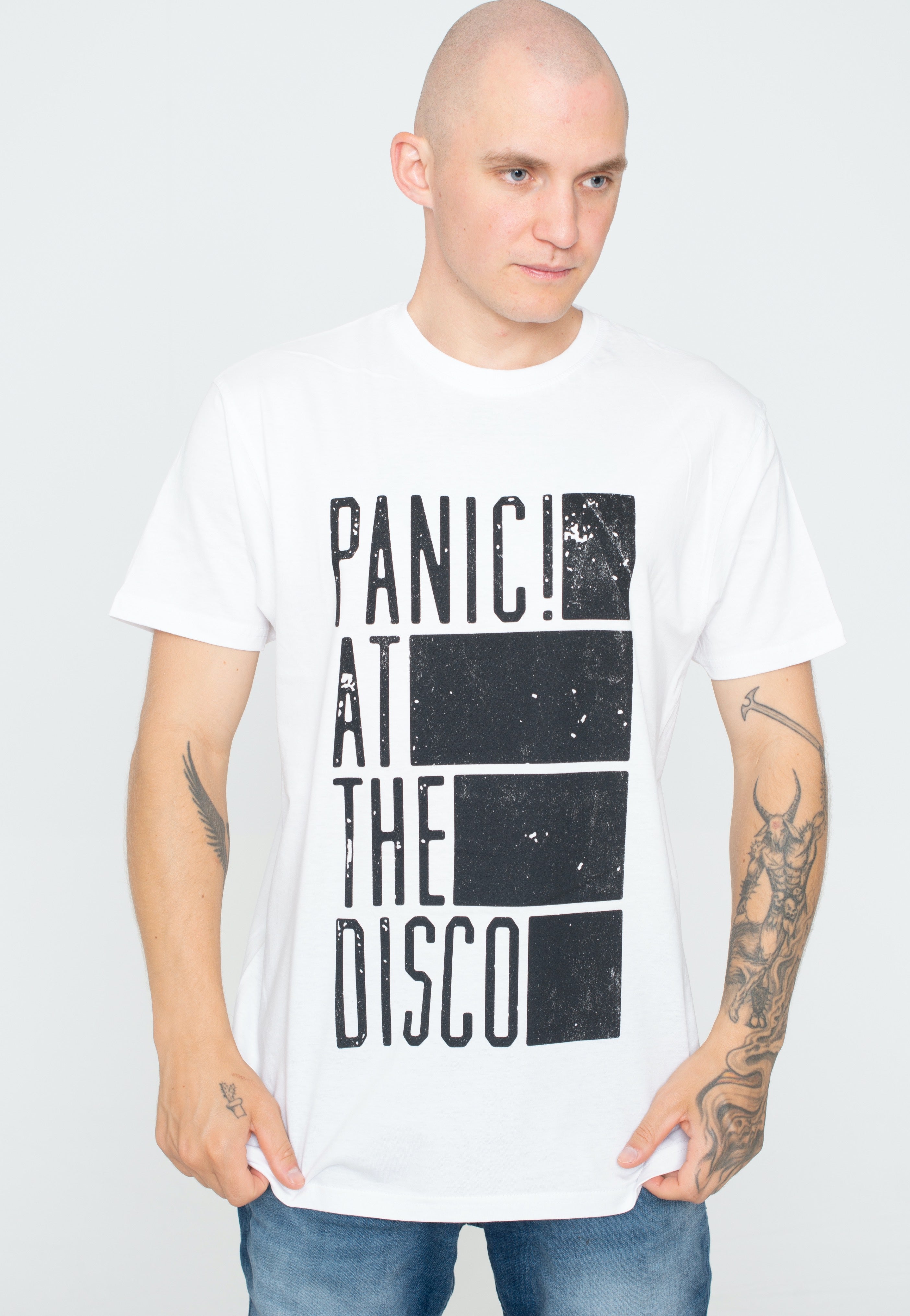 Panic! At The Disco - Bars White - T-Shirt | Men-Image