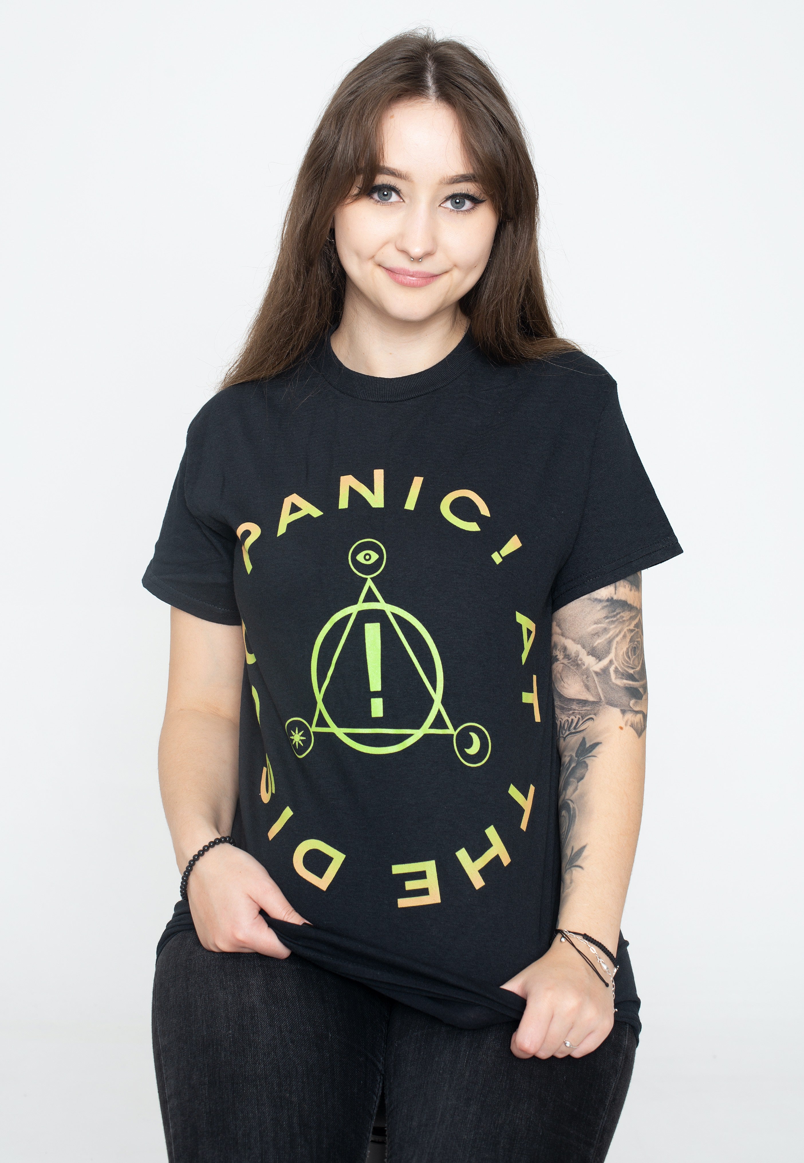 Panic! At The Disco - Circle Logo Gradient - T-Shirt | Women-Image