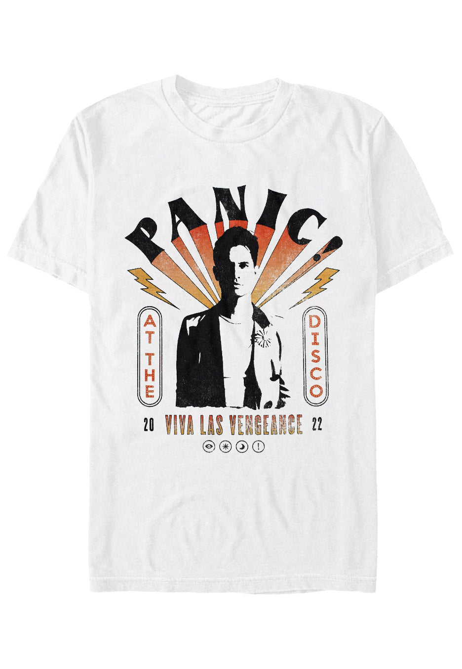 Panic! At The Disco - Marquee Photo White - T-Shirt | Neutral-Image