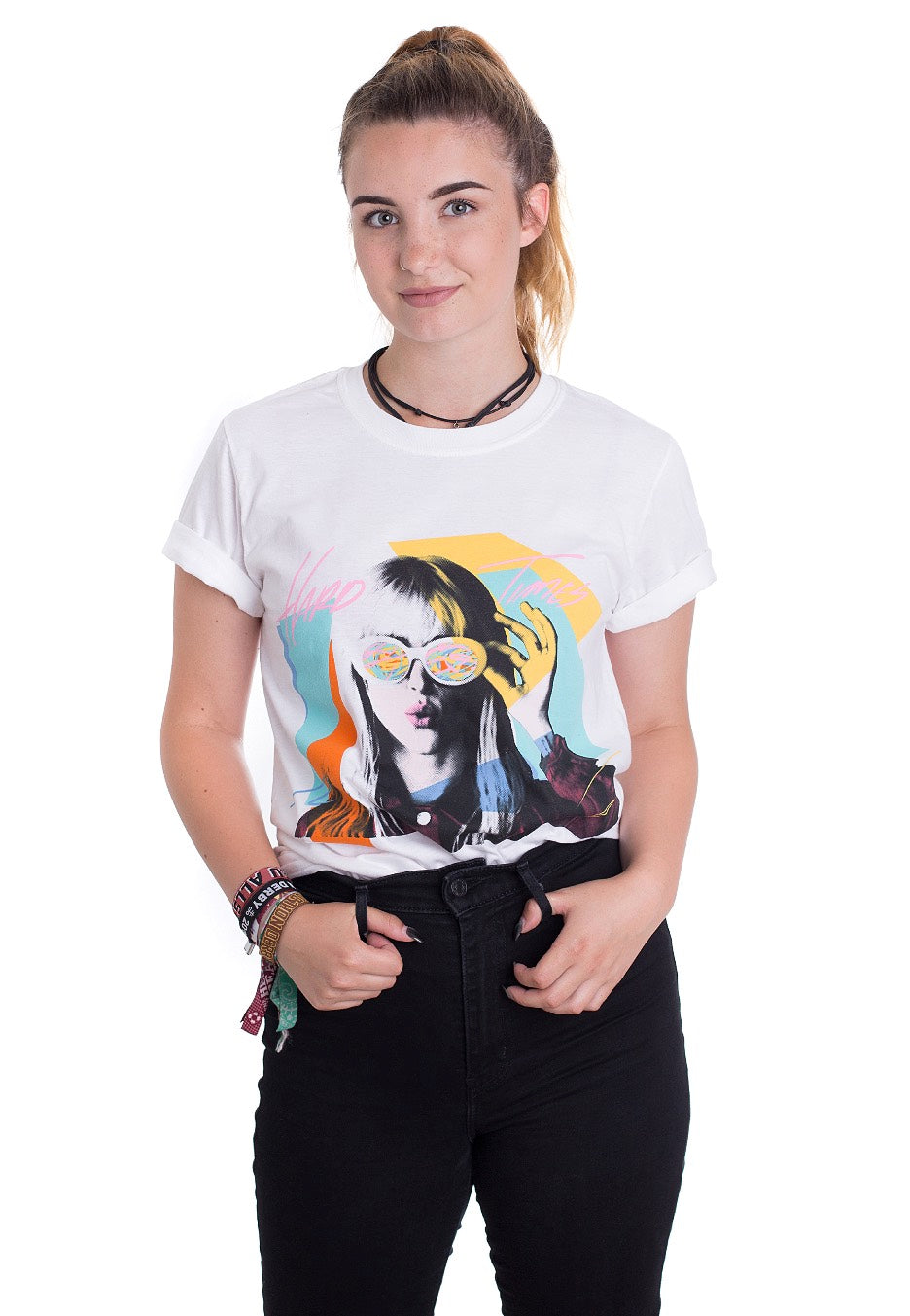 Paramore - Hard Times White - T-Shirt | Women-Image