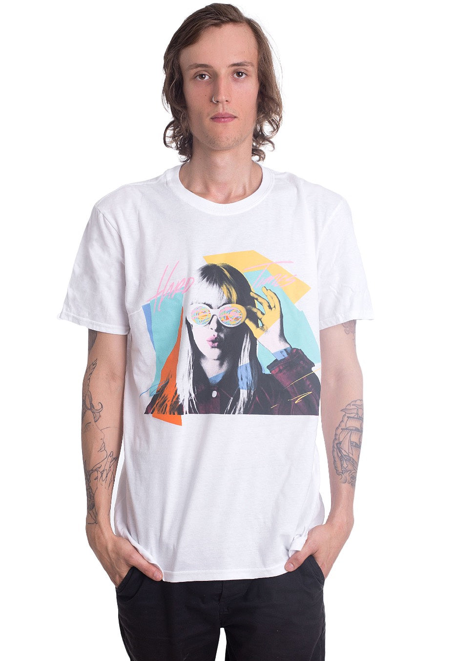 Paramore - Hard Times White - T-Shirt | Men-Image