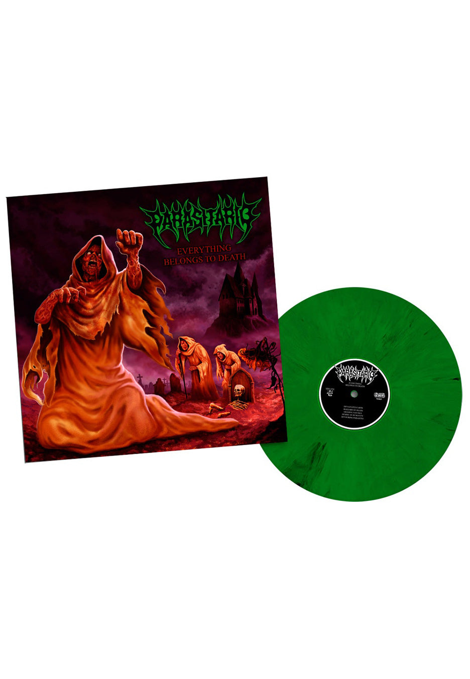 Parasitario - Everything Belongs To Death Green - Colored Vinyl | Neutral-Image