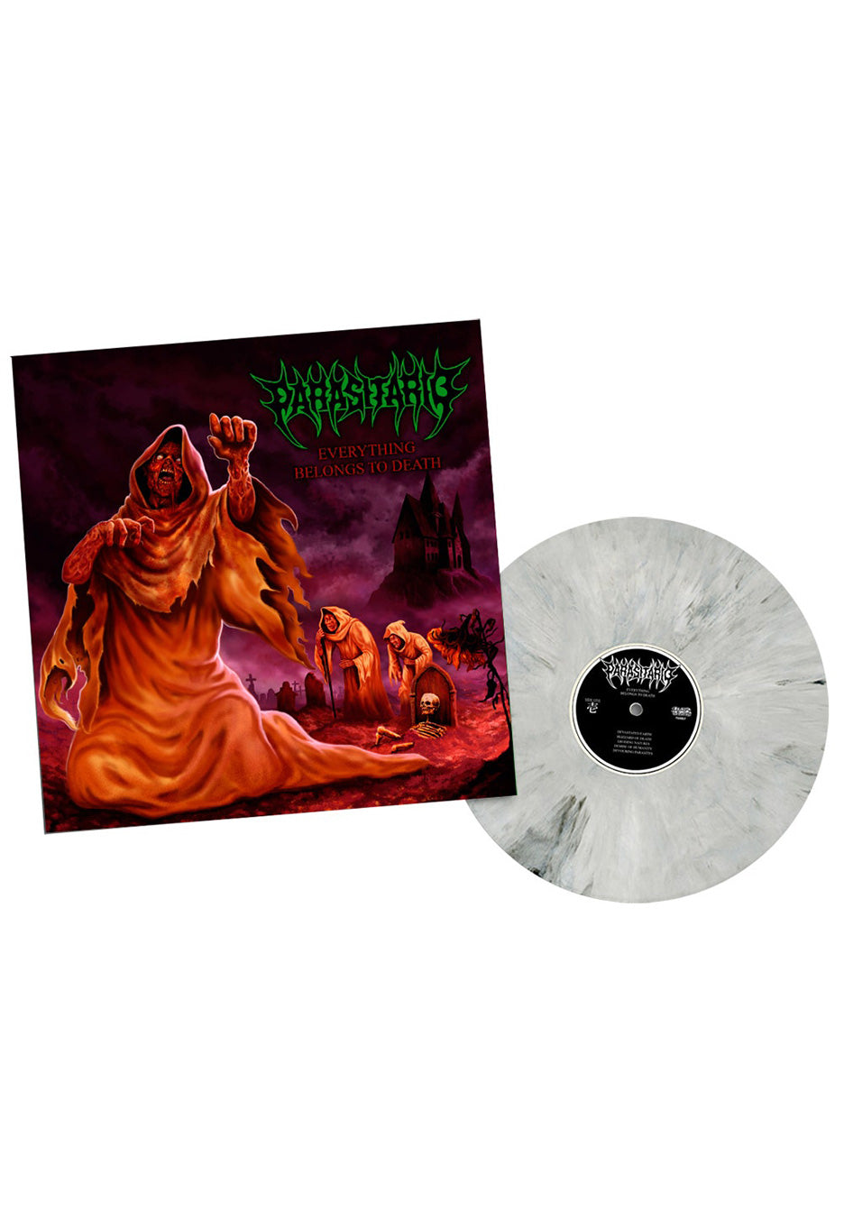 Parasitario - Everything Belongs To Death White - Colored Vinyl | Neutral-Image