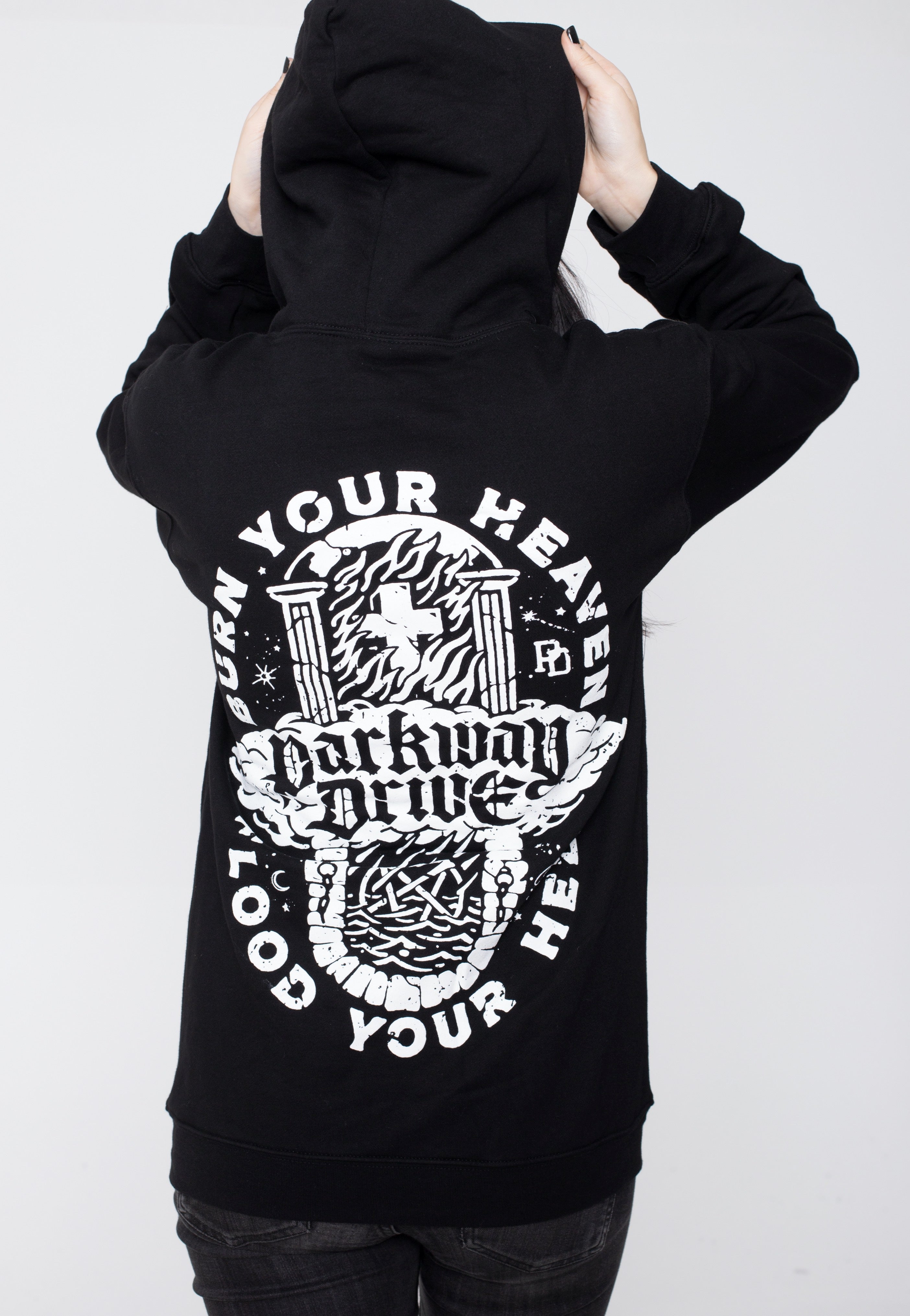 Parkway Drive - Burn Your Heaven Face Mask - Hoodie | Women-Image