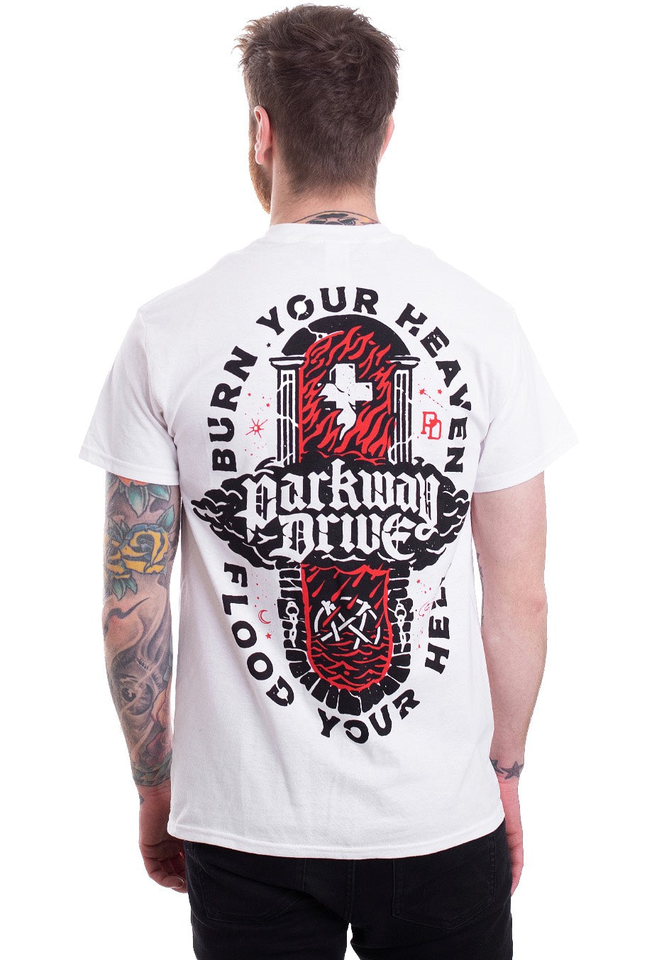 Parkway Drive - Burn Your Heaven White - T-Shirt | Men-Image