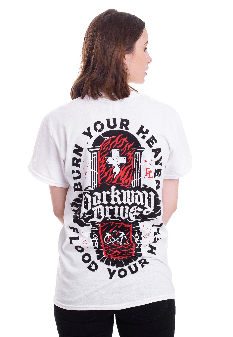 Parkway Drive - Burn Your Heaven White - T-Shirt | Women-Image