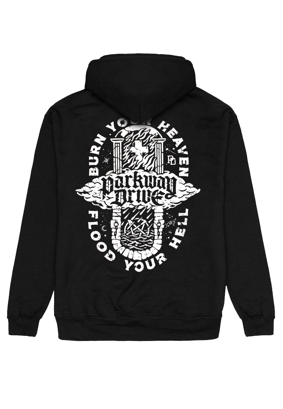 Parkway Drive - Burn Your Heaven Face Mask - Hoodie | Neutral-Image