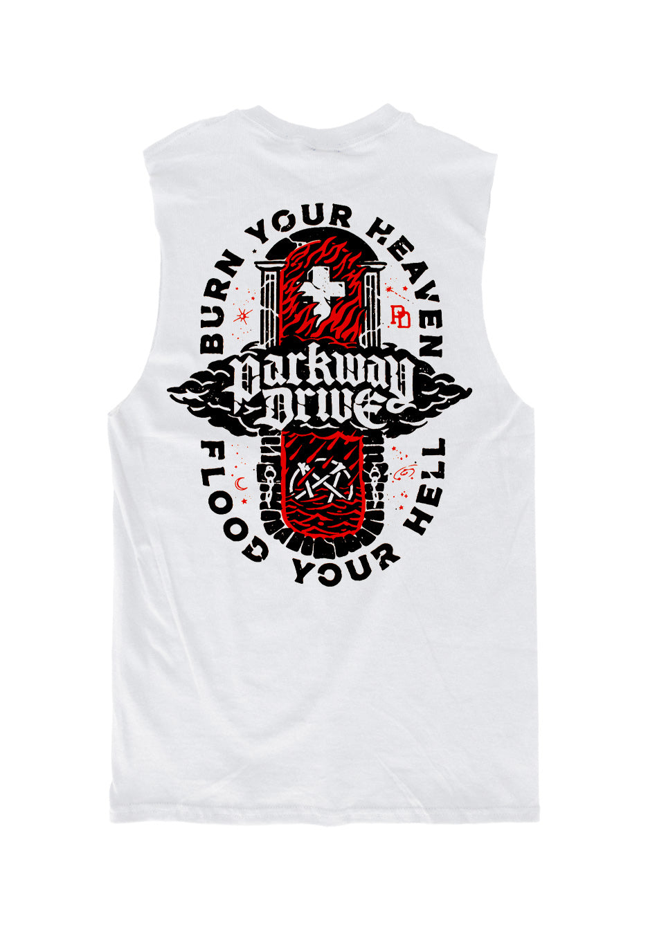 Parkway Drive - Burn Your Heaven White - Sleeveless | Neutral-Image