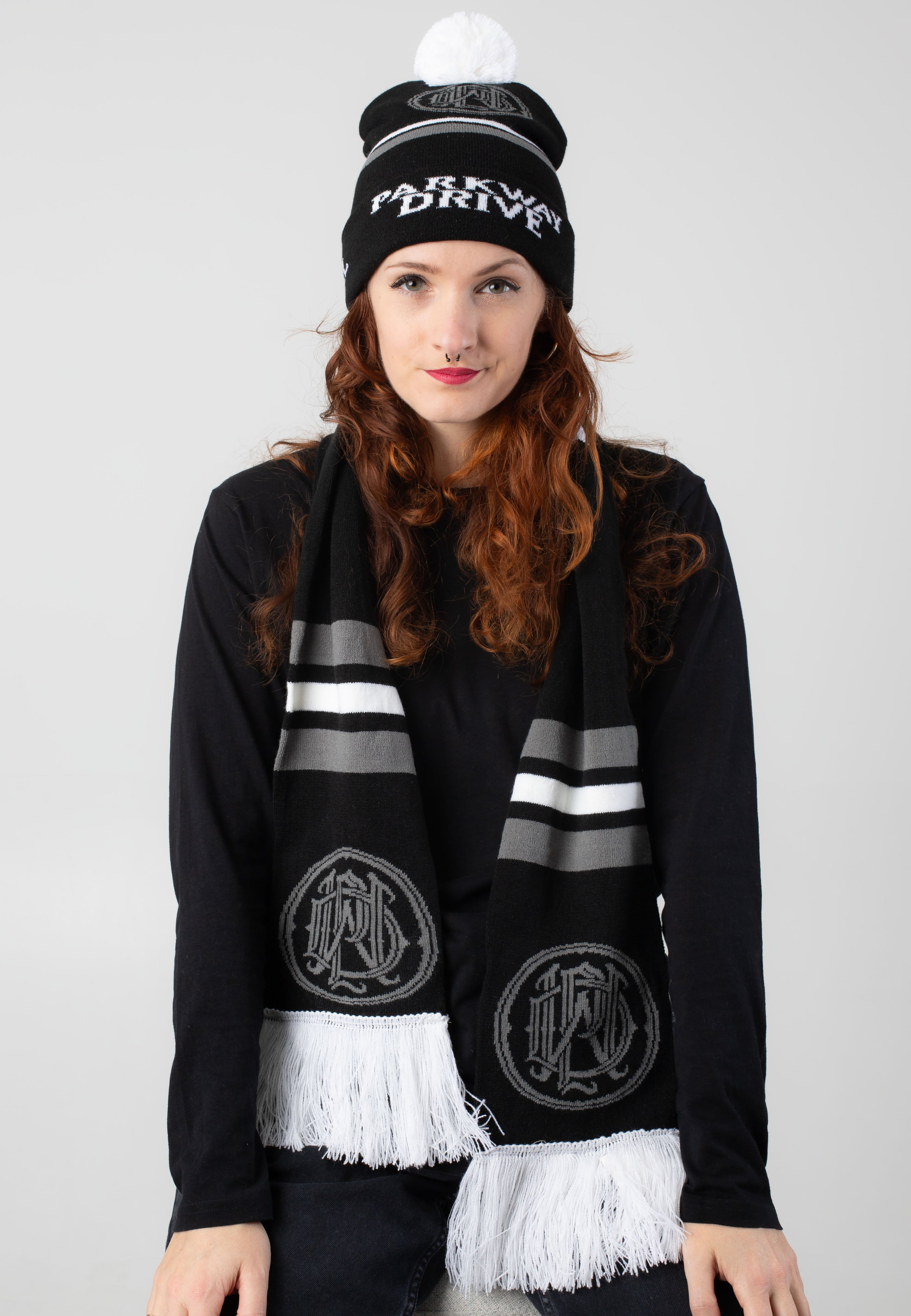 Parkway Drive - Darker Still Winter Knit - Scarf | Neutral-Image