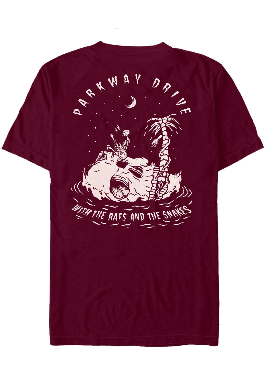 Parkway Drive - Rats And Snakes Burgundy - T-Shirt | Neutral-Image