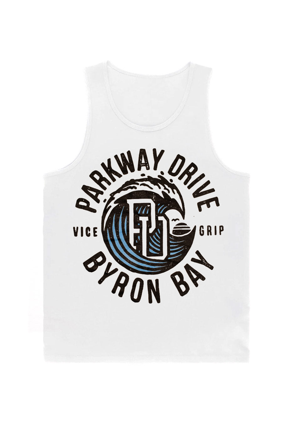 Parkway Drive - Vice Wave White - Tank | Neutral-Image