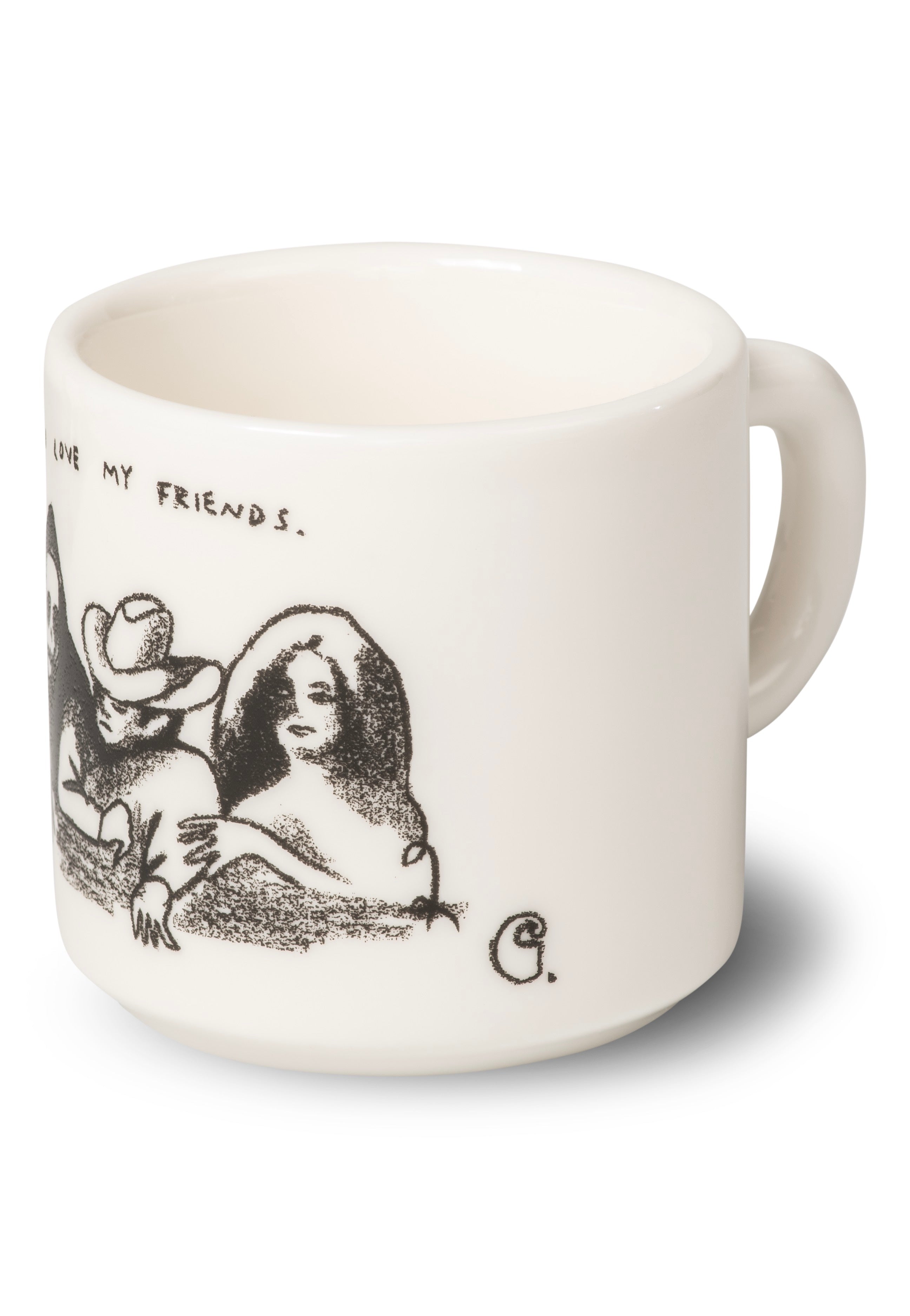 Carhartt WIP - Pepe Friends White/Black - Mug | Neutral-Image