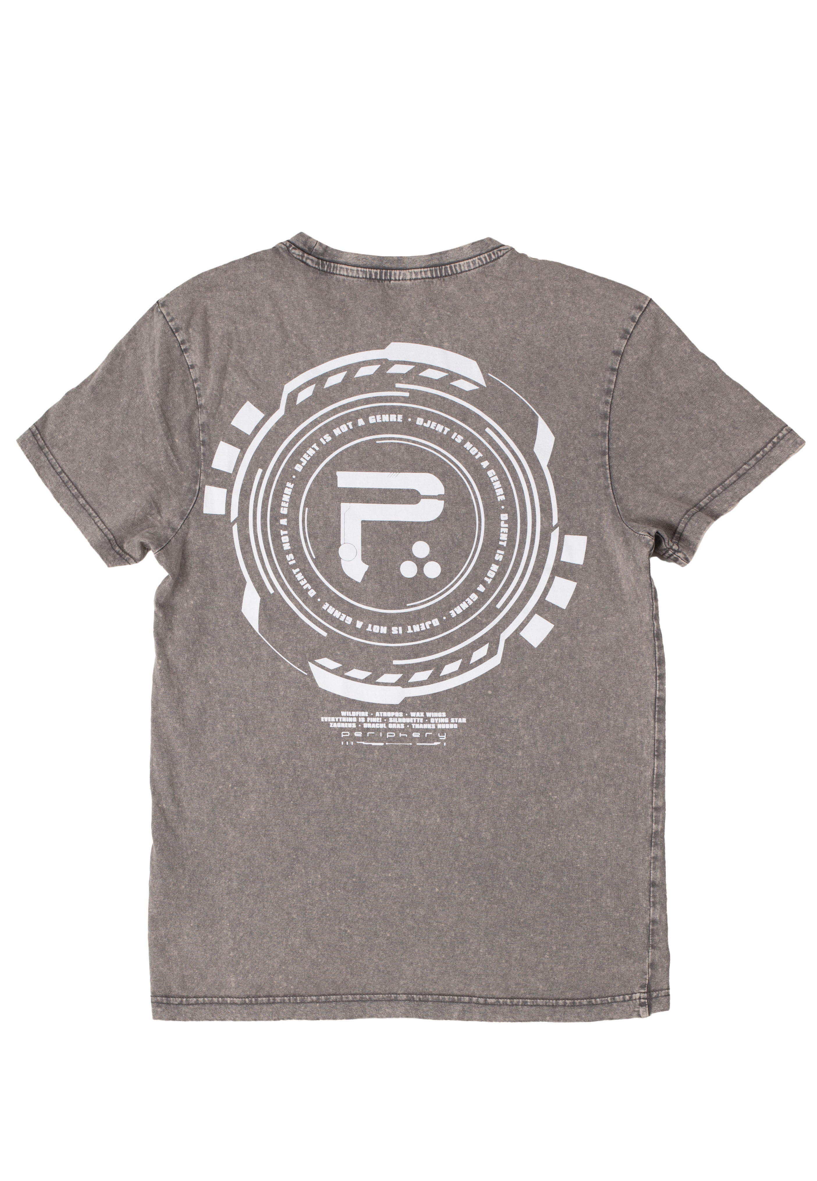 Periphery - Djent Is Not A Genre Tracklist Asphalt Acid Wash - T-Shirt | Neutral-Image